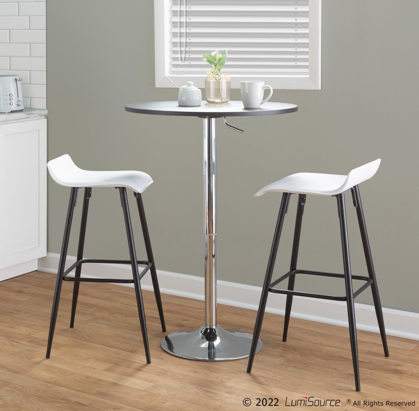 Majestic Office Furniture 30" Fixed-Height Barstool - Set of 2