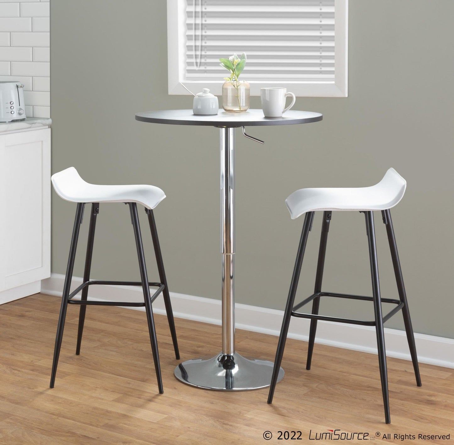 Majestic Office Furniture 30" Fixed-Height Barstool - Set of 2