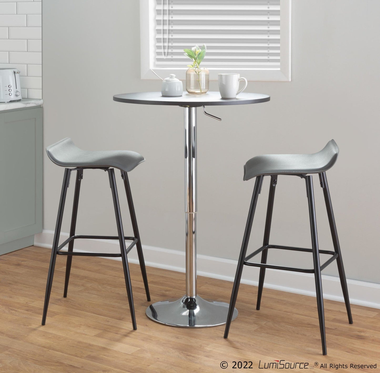 Majestic Office Furniture 30" Fixed-Height Barstool - Set of 2