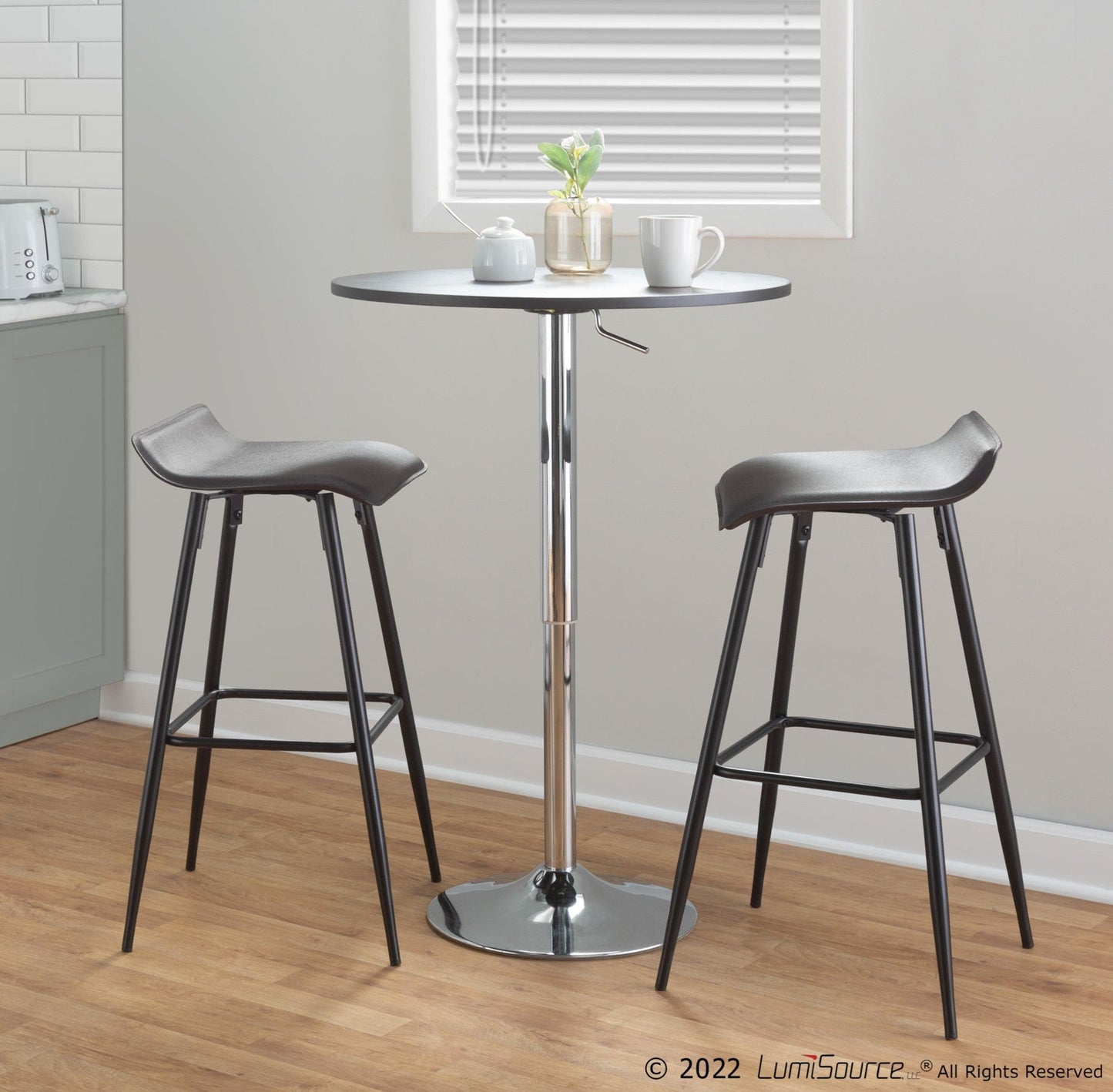 Majestic Office Furniture 30" Fixed-Height Barstool - Set of 2
