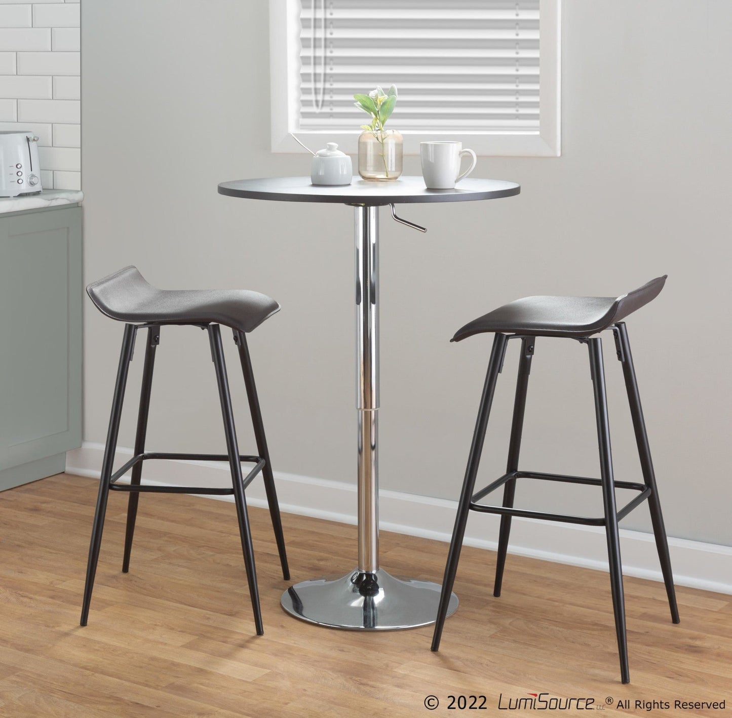 Majestic Office Furniture 30" Fixed-Height Barstool - Set of 2