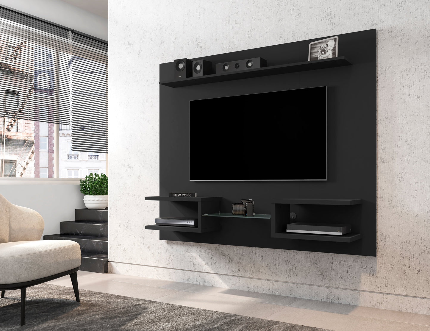 Manhattan Comfort Plaza Floating Entertainment Center