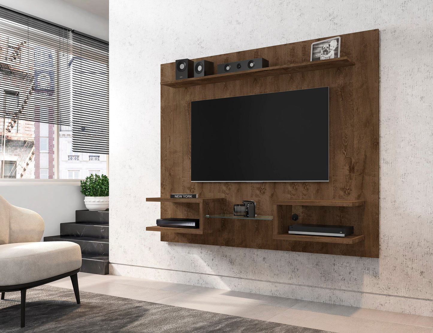Manhattan Comfort Plaza Floating Entertainment Center