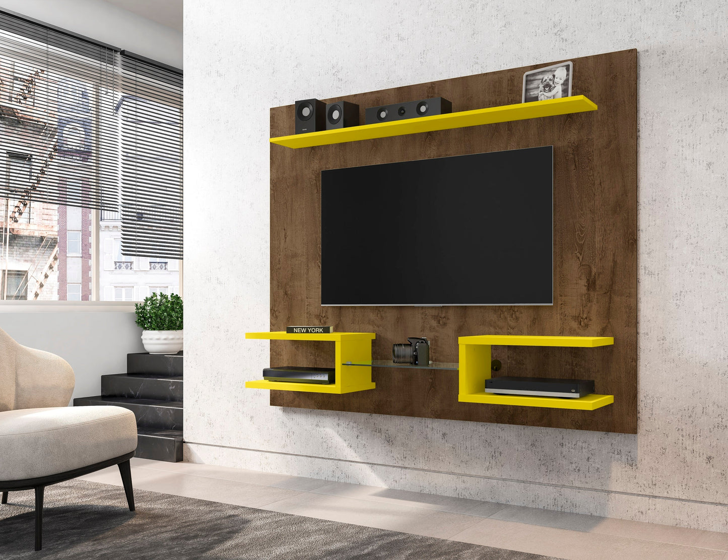 Manhattan Comfort Plaza Floating Entertainment Center