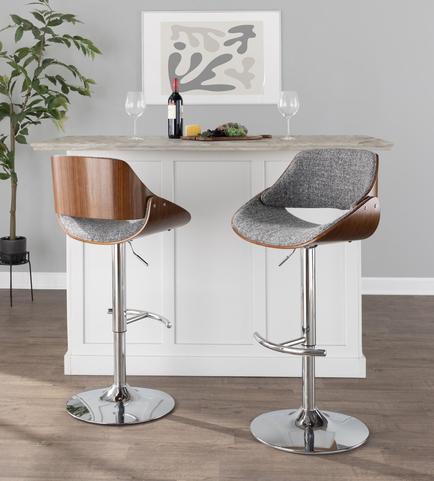 Majestic Office Furniture Adjustable Barstool