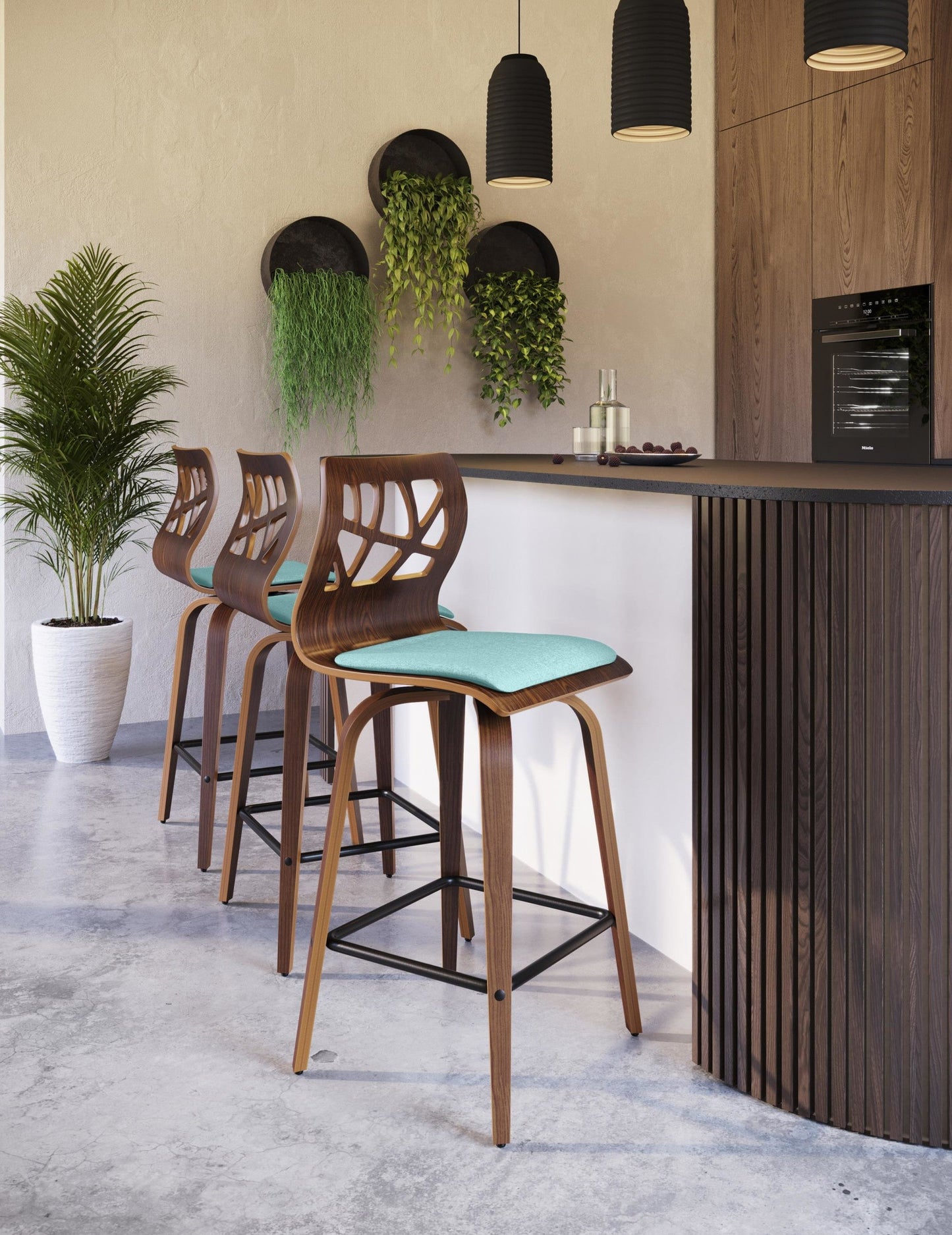 Majestic Office Furniture 26" Fixed-Height Counter Stool - Set of 2