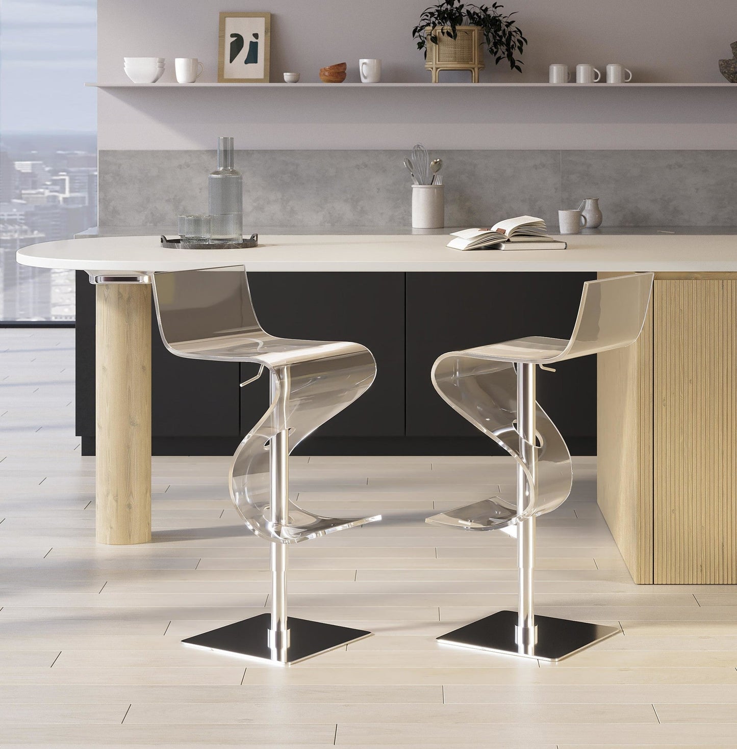 Majestic Office Furniture Adjustable Barstool
