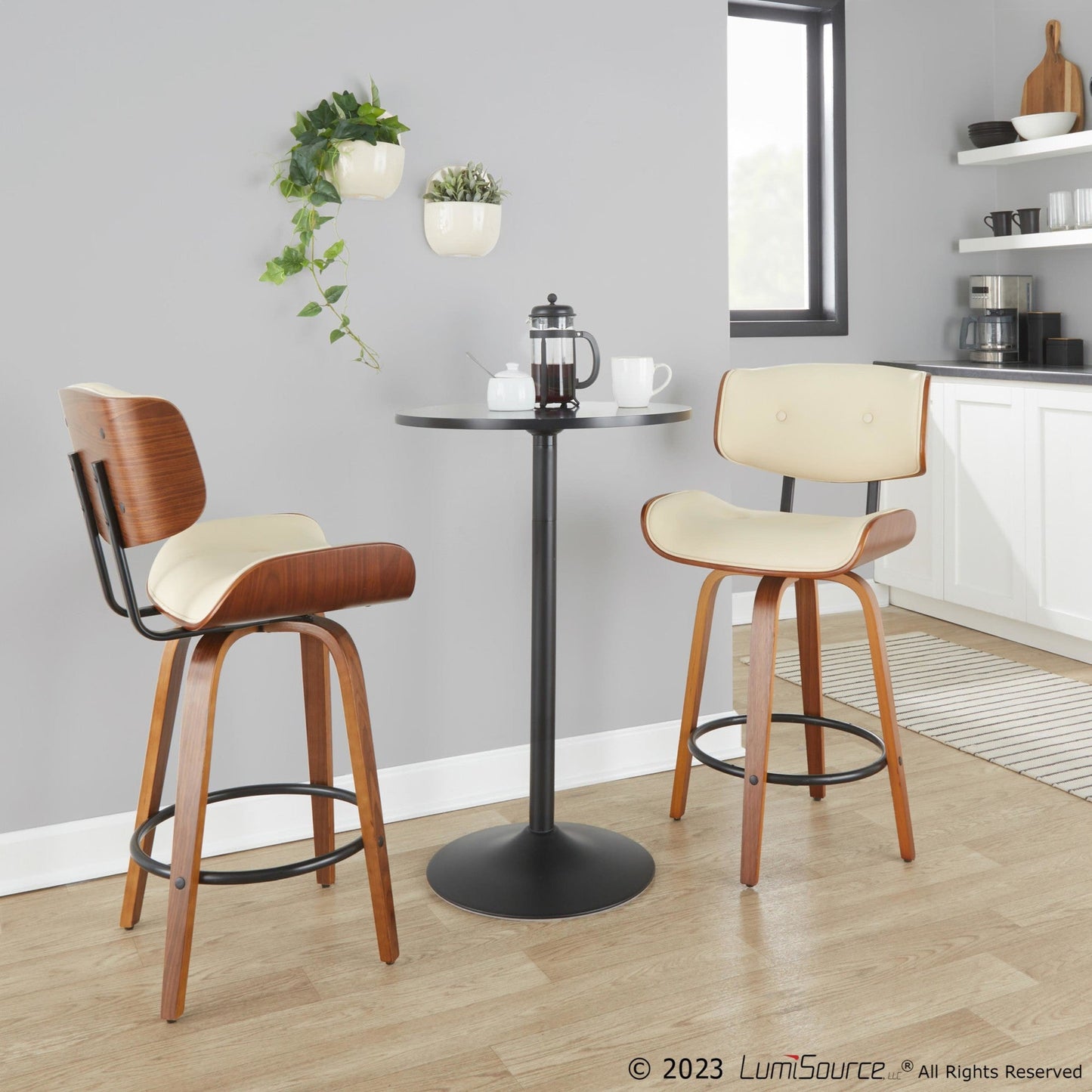 Majestic Office Furniture 26" Fixed-Height Counter Stool - Set of 2