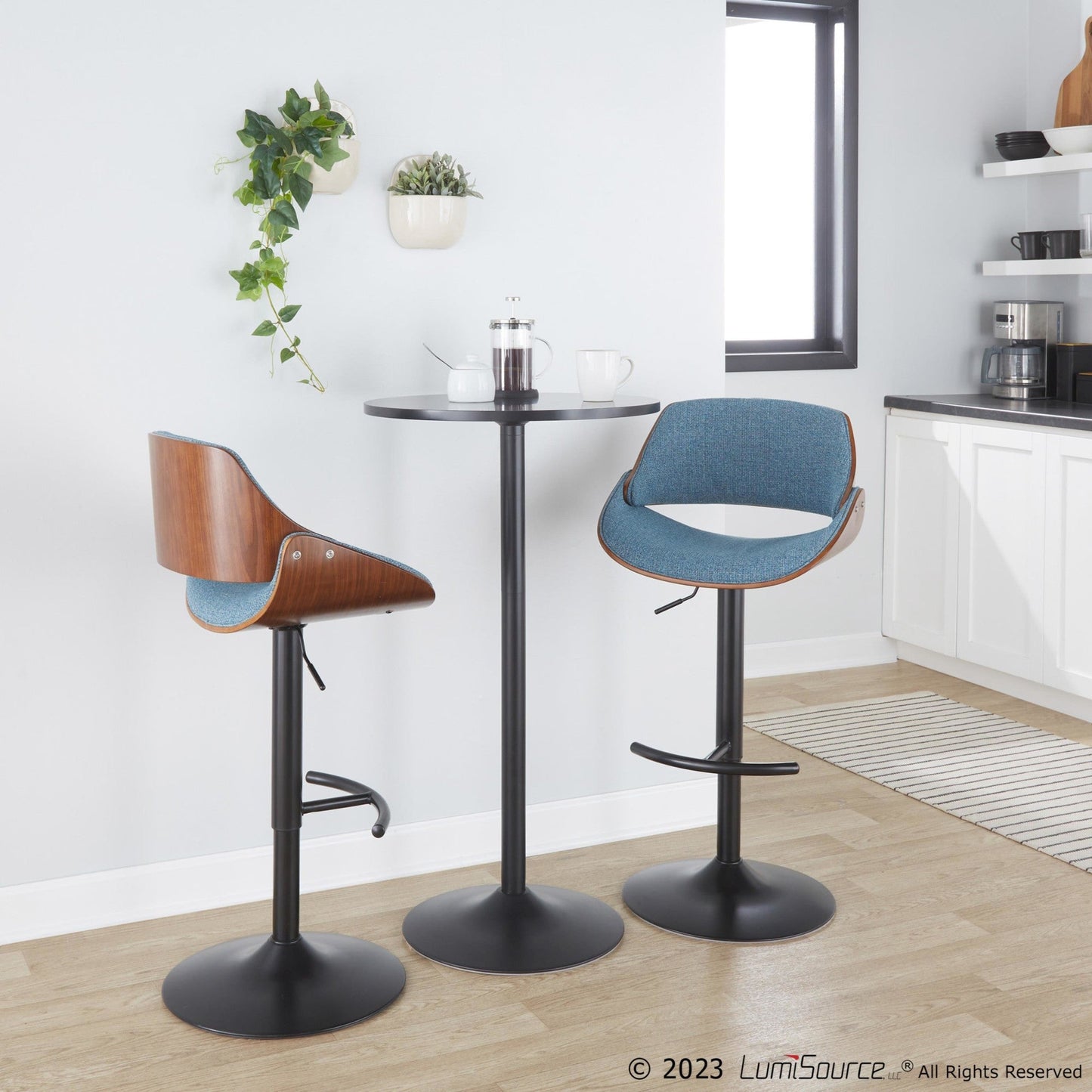 Majestic Office Furniture Adjustable Barstool - Set of 2