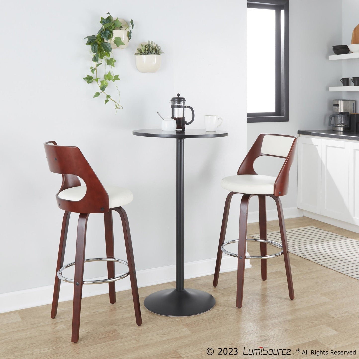 Majestic Office Furniture 30'' Fixed-Height Barstool - Set of 2