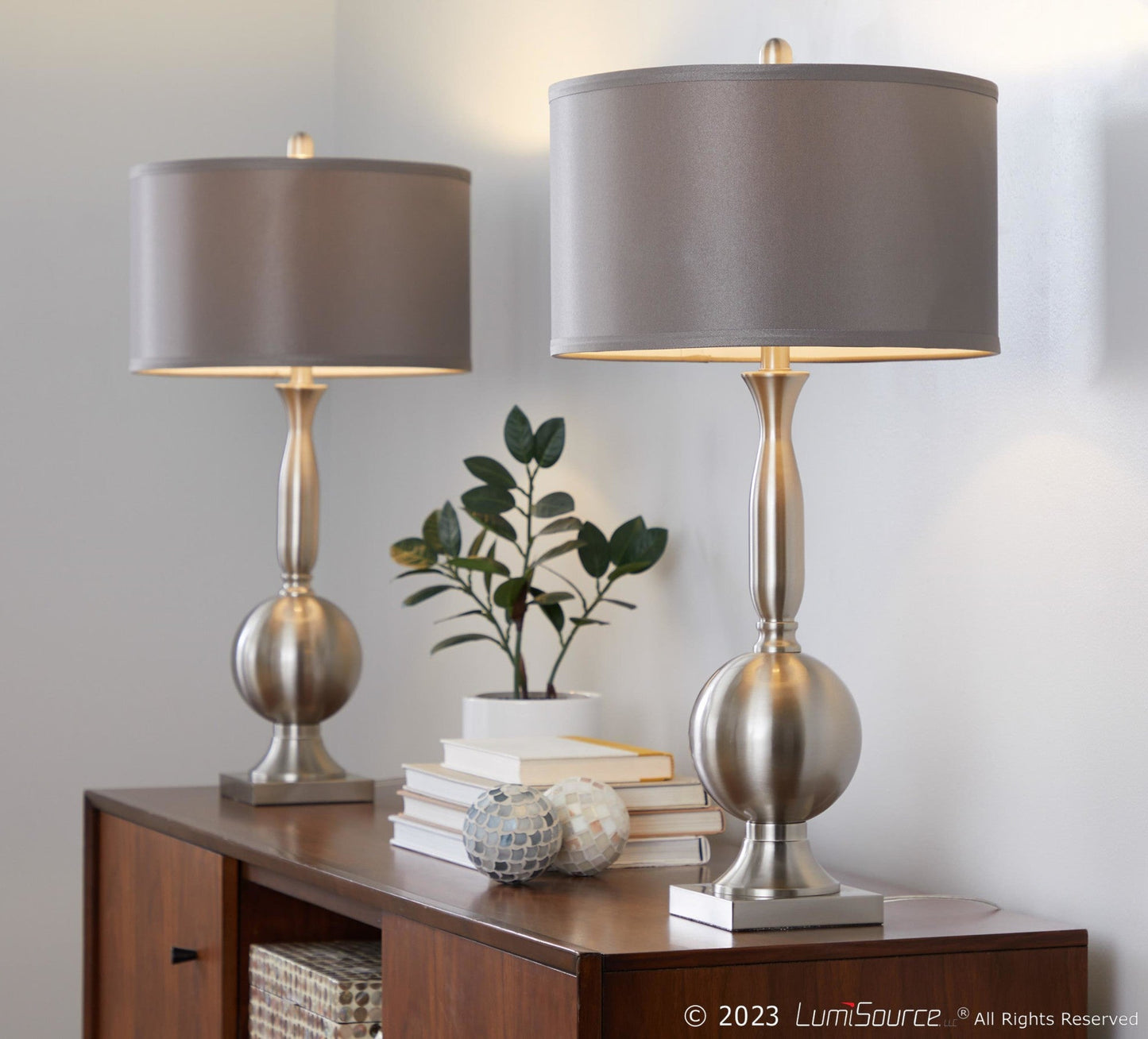Majestic Office Furniture 30" Metal Table Lamp - Set of 2