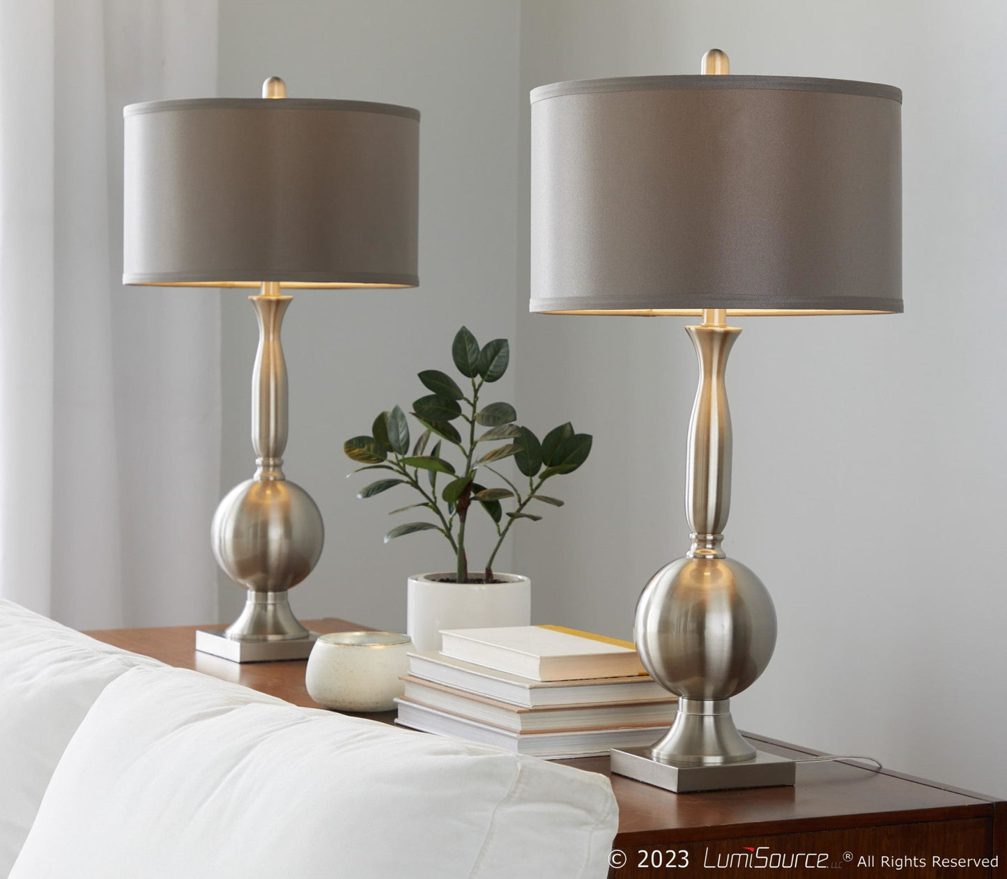 Majestic Office Furniture 30" Metal Table Lamp - Set of 2