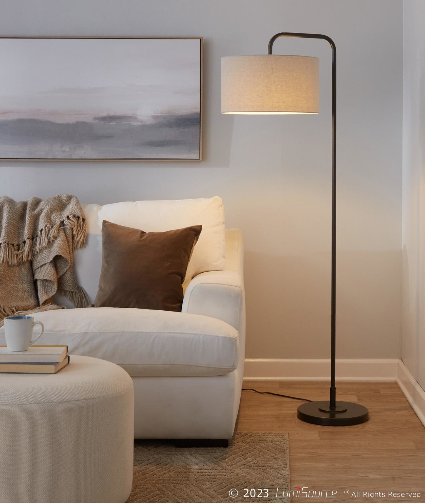 Majestic Office Furniture 63" Metal Floor Lamp
