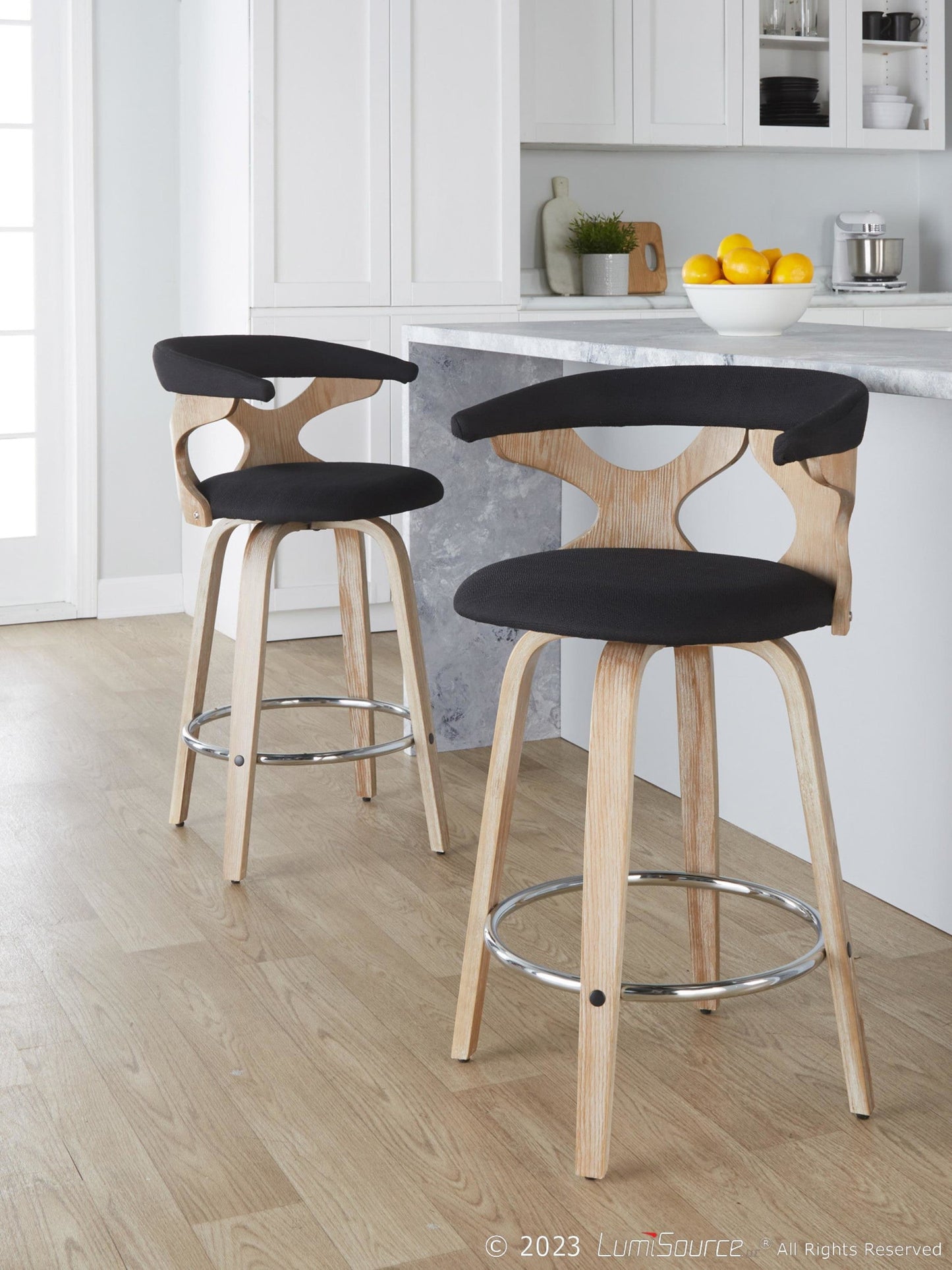 Majestic Office Furniture 26" Fixed-Height Counter Stool - Set of 2