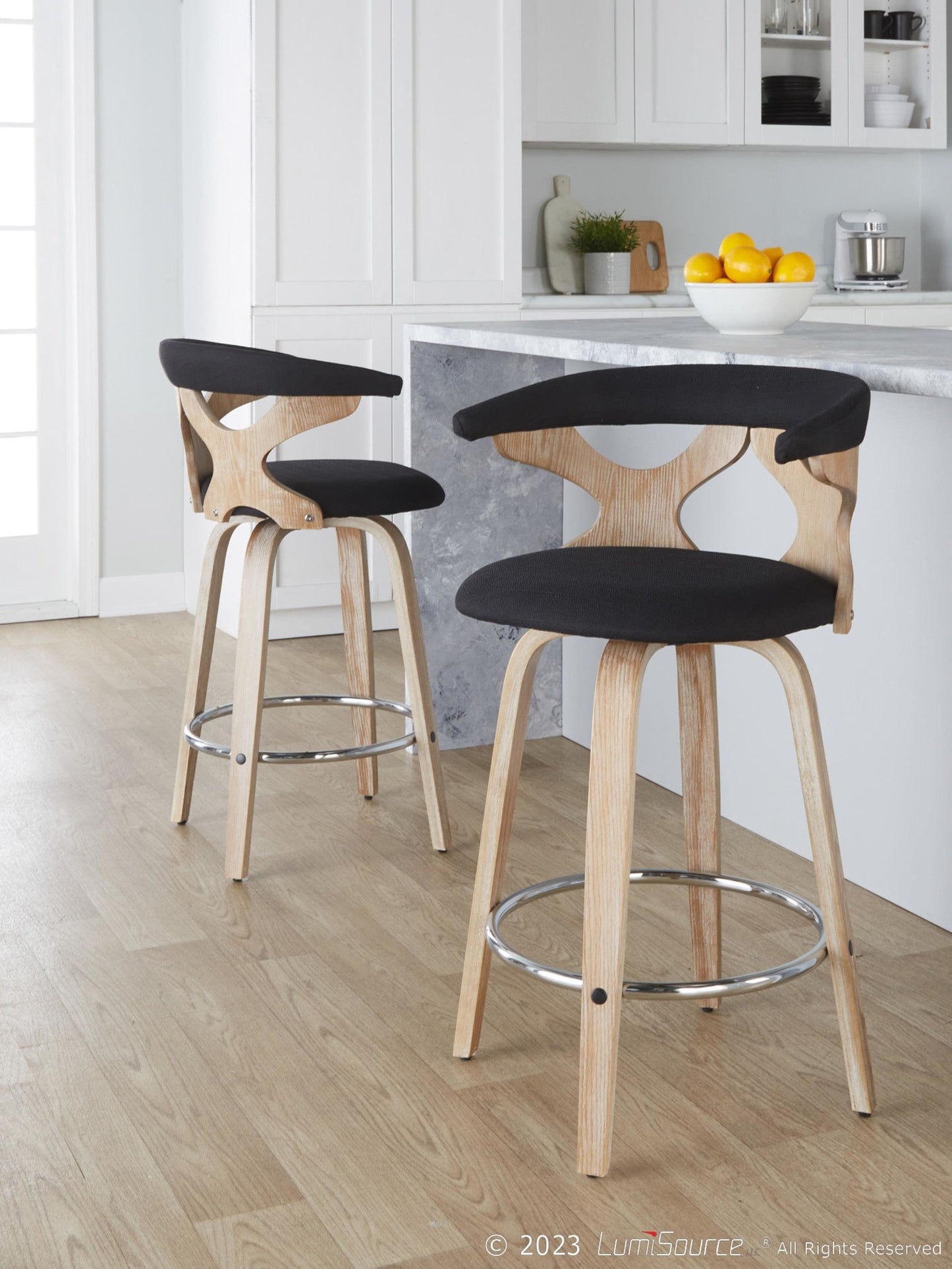 Majestic Office Furniture 26" Fixed-Height Counter Stool - Set of 2