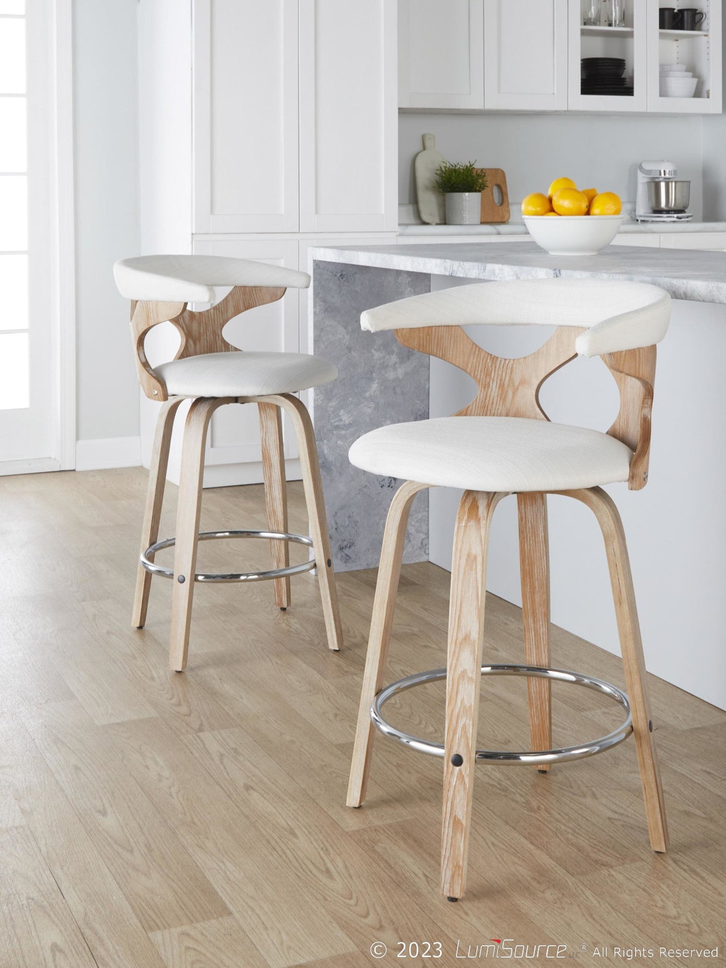 Majestic Office Furniture 26" Fixed-Height Counter Stool - Set of 2
