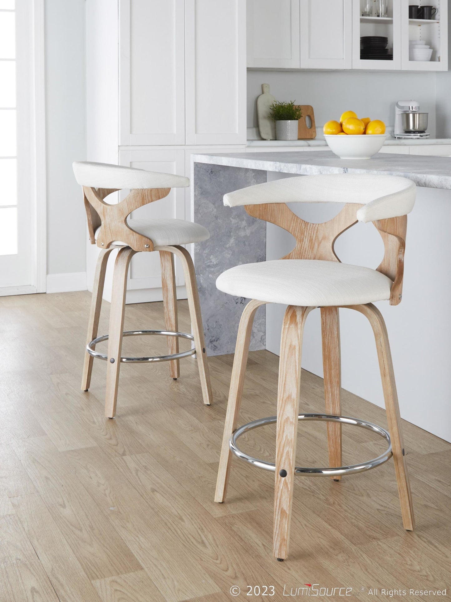 Majestic Office Furniture 26" Fixed-Height Counter Stool - Set of 2