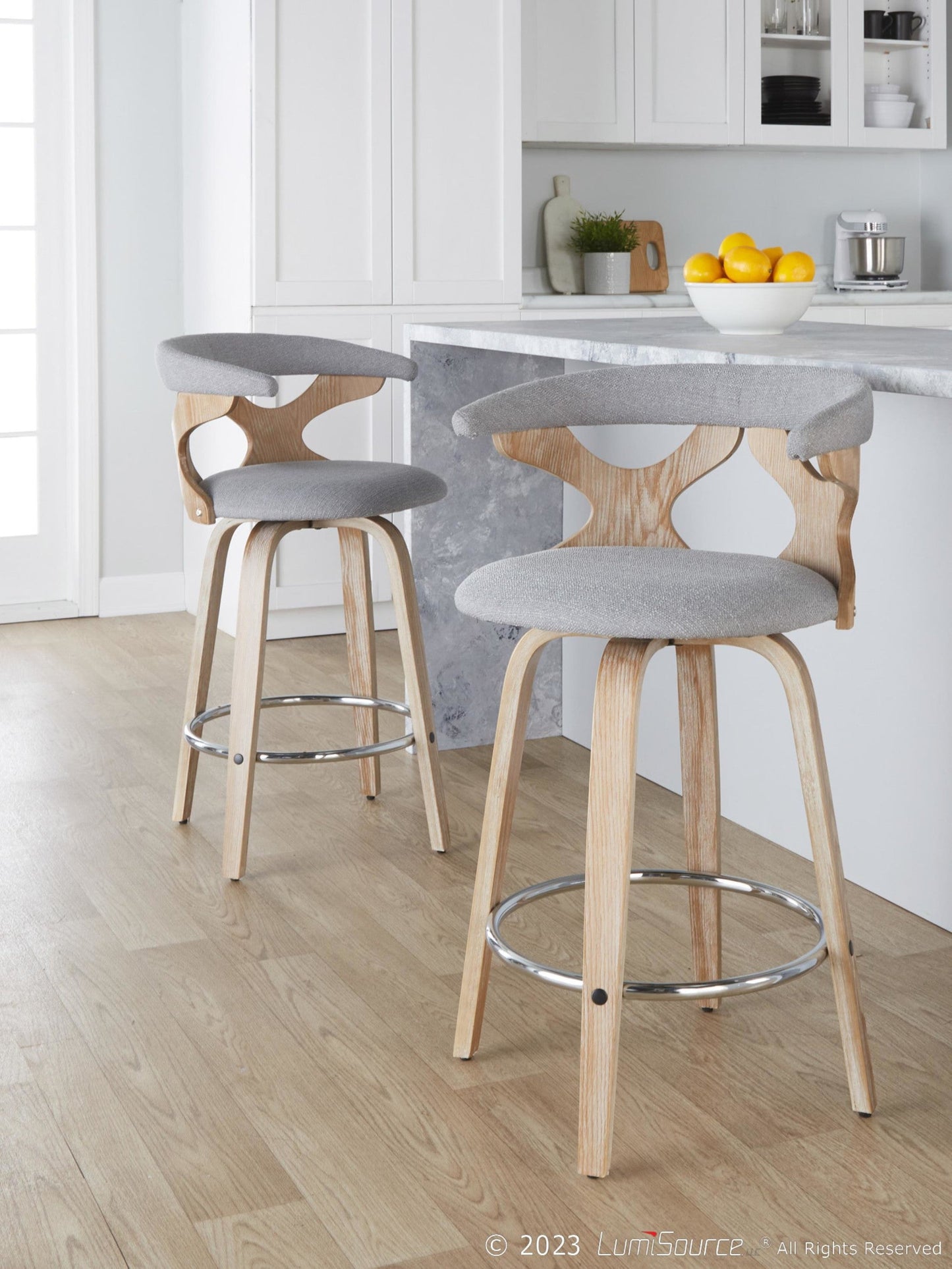 Majestic Office Furniture 26" Fixed-Height Counter Stool - Set of 2