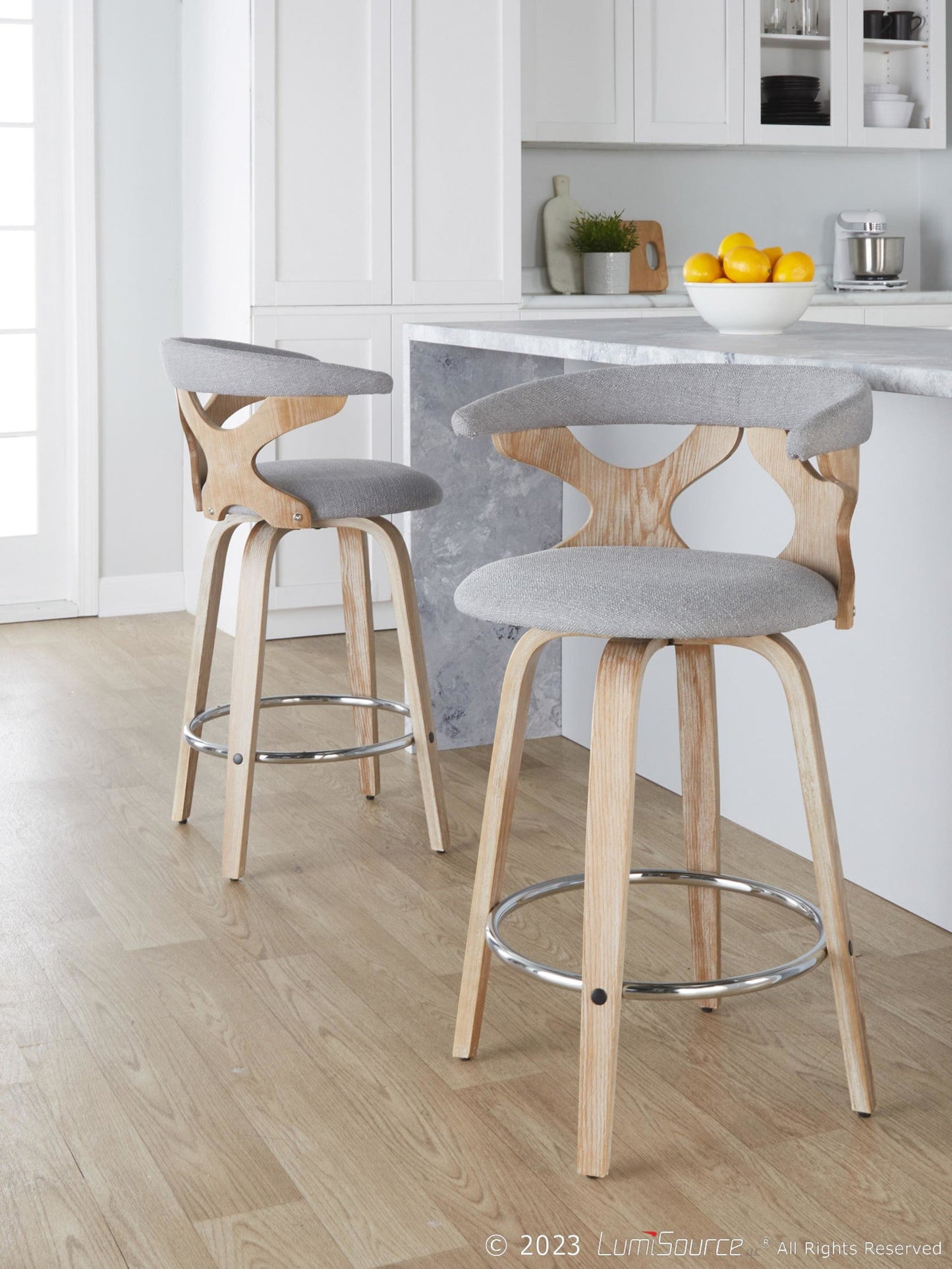 Majestic Office Furniture 26" Fixed-Height Counter Stool - Set of 2