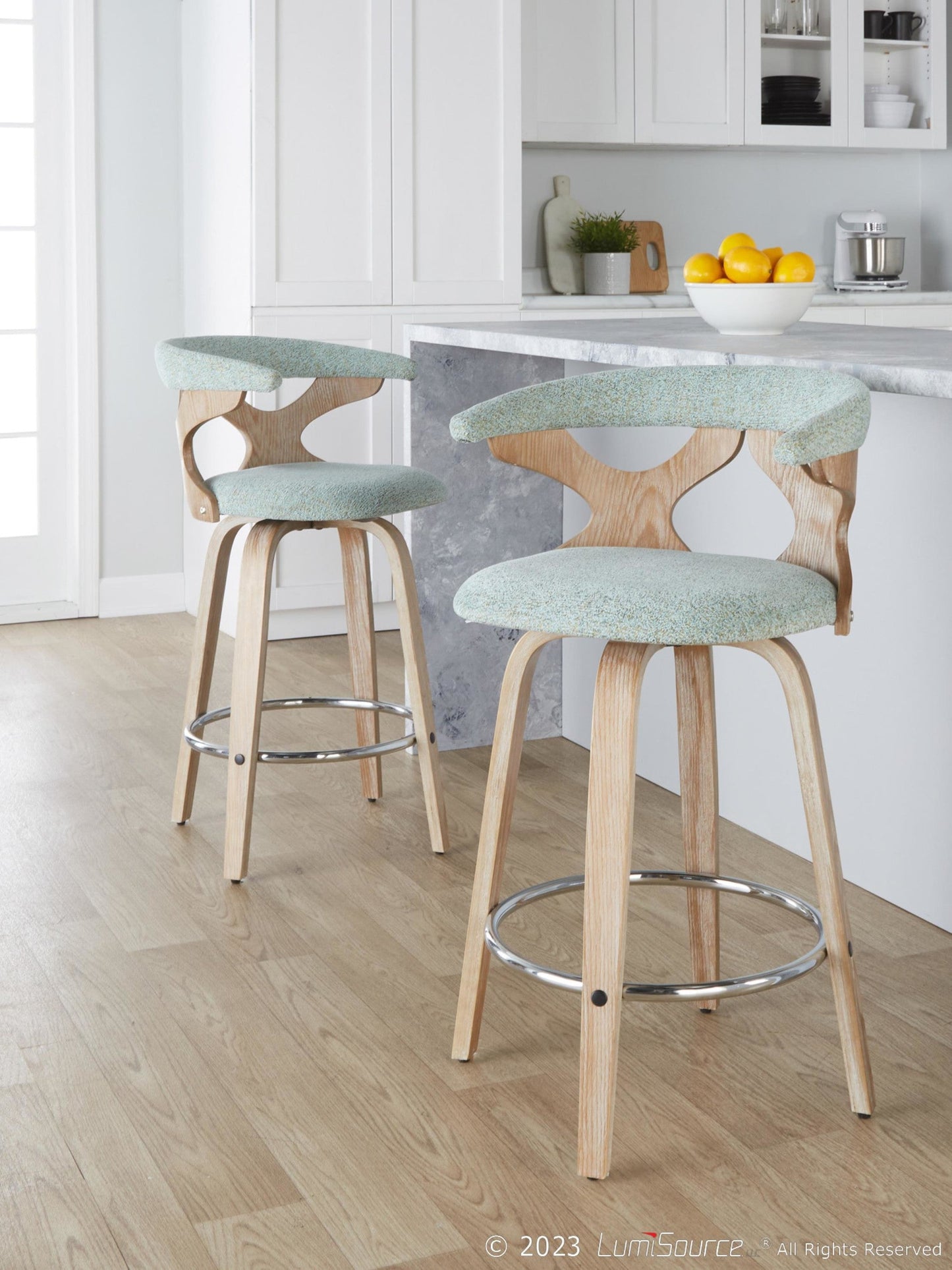 Majestic Office Furniture 26" Fixed-Height Counter Stool - Set of 2