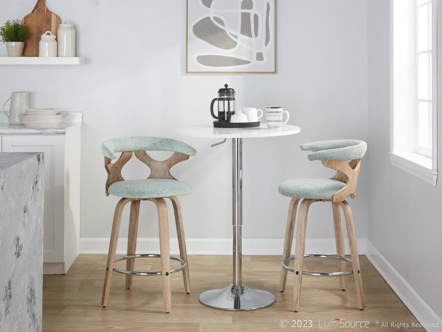 Majestic Office Furniture 26" Fixed-Height Counter Stool - Set of 2