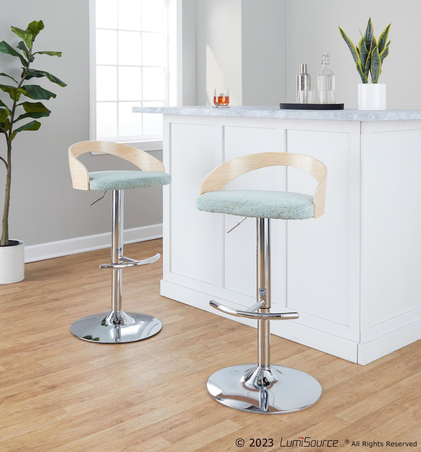 Majestic Office Furniture Adjustable Barstool