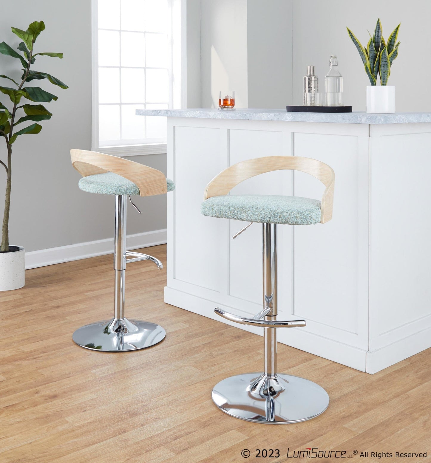Majestic Office Furniture Adjustable Barstool