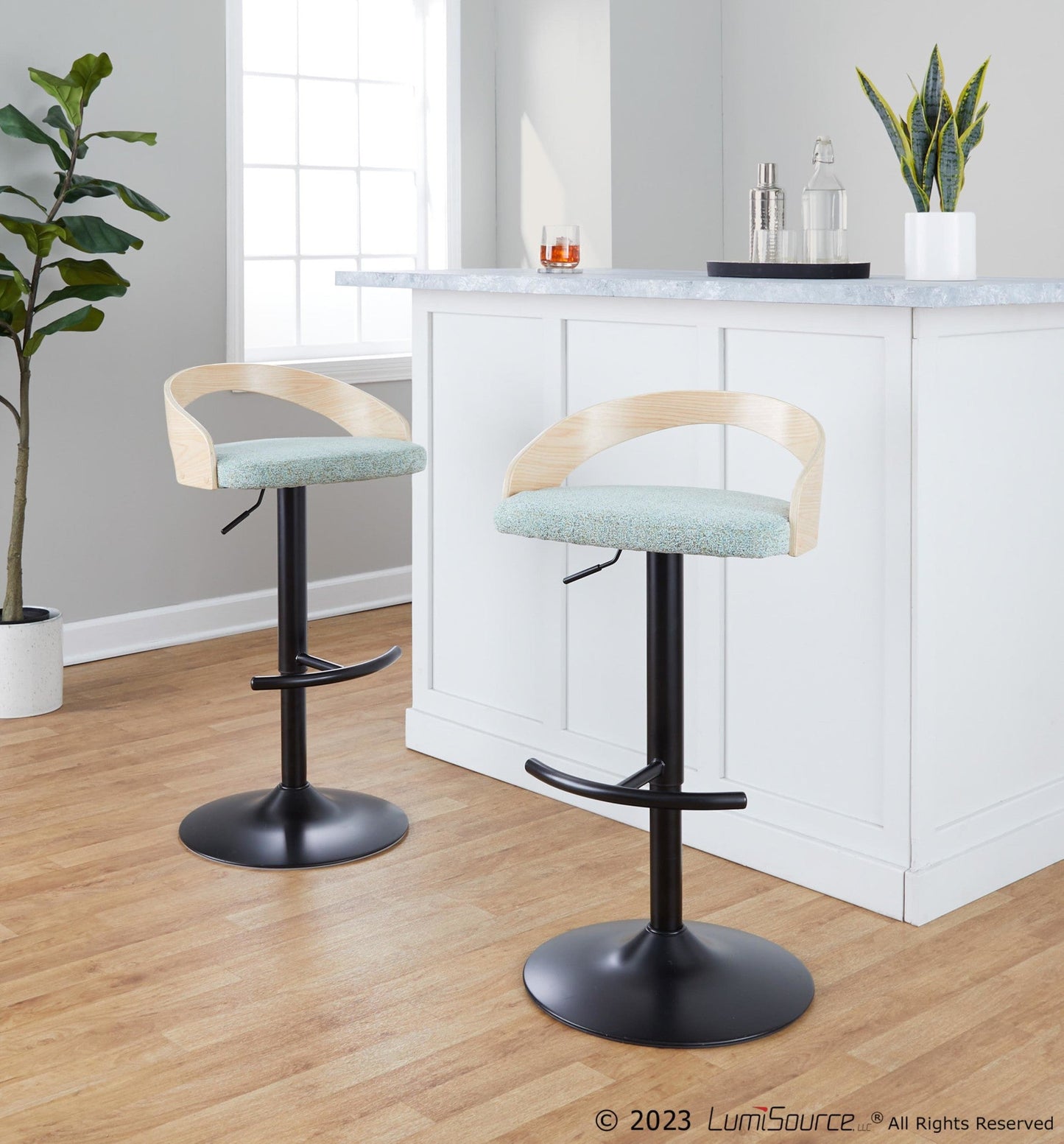 Majestic Office Furniture Adjustable Barstool