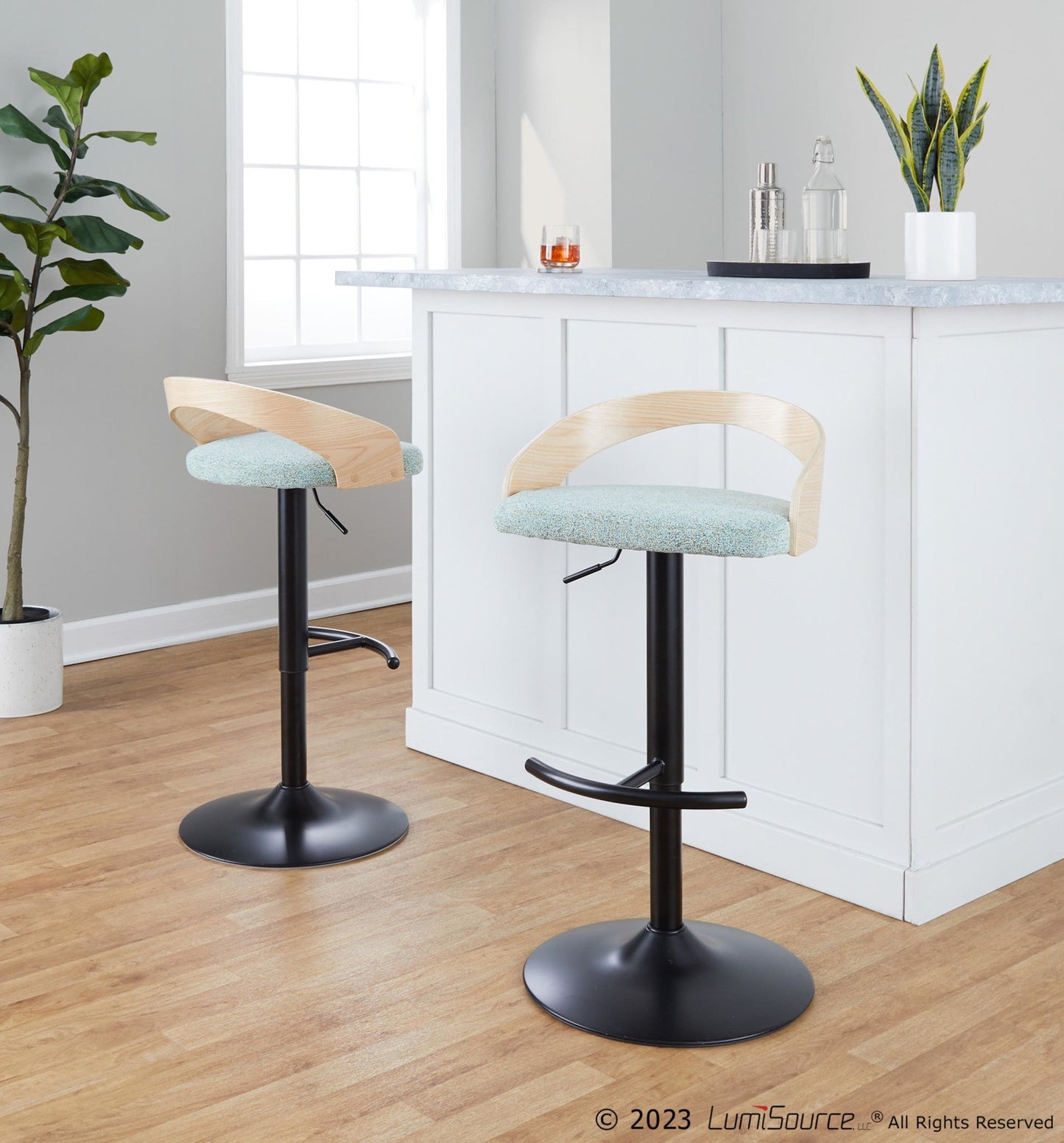 Majestic Office Furniture Adjustable Barstool