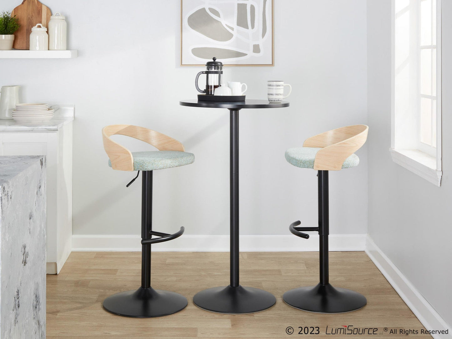 Majestic Office Furniture Adjustable Barstool