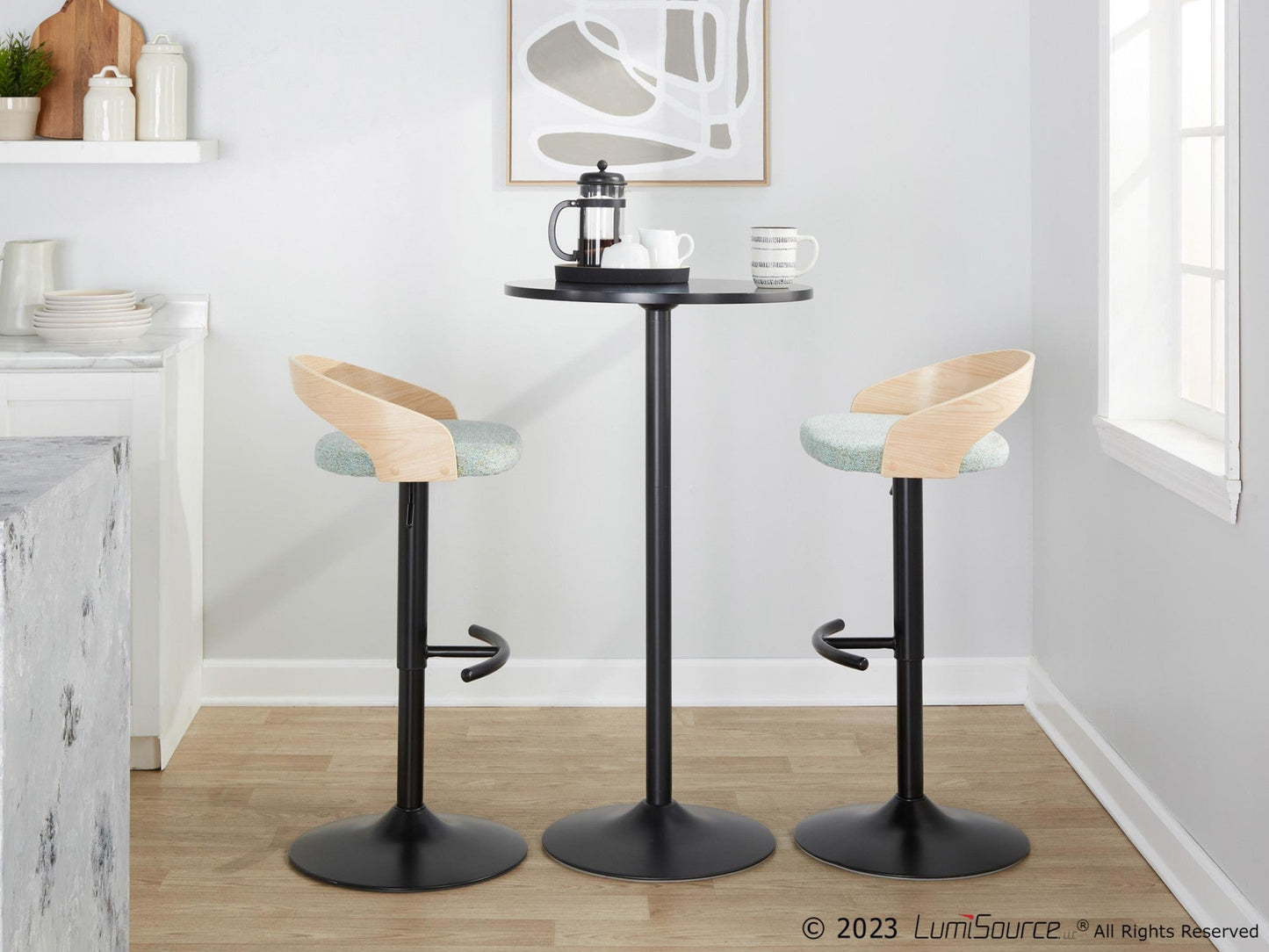 Majestic Office Furniture Adjustable Barstool