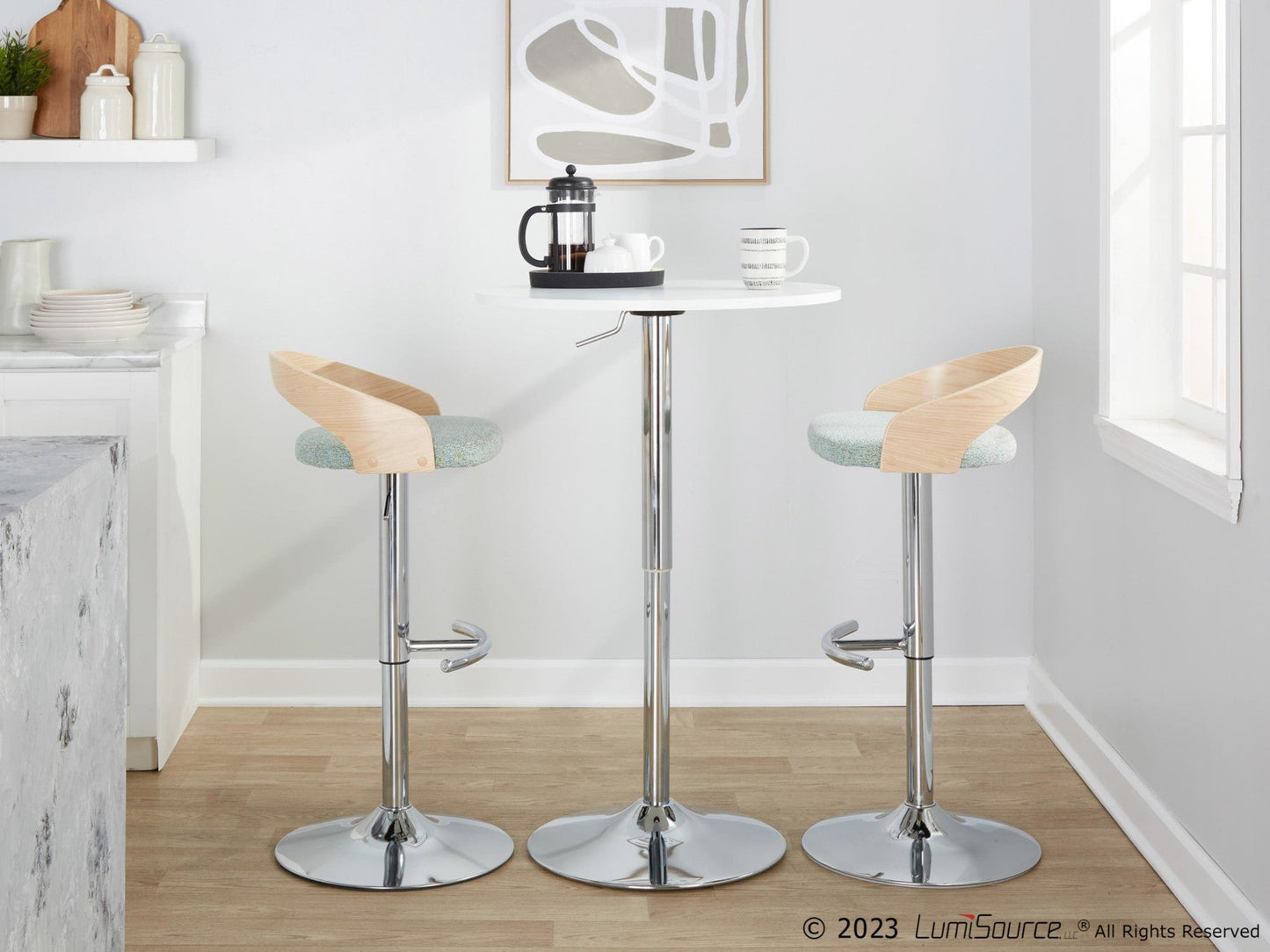 Majestic Office Furniture Adjustable Barstool