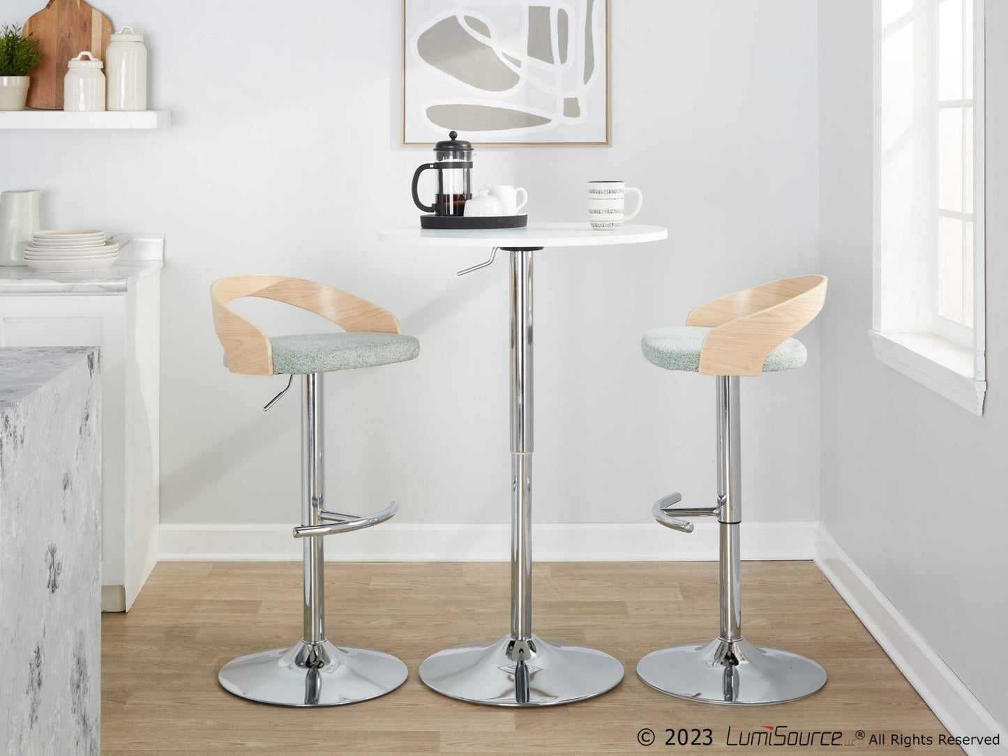 Majestic Office Furniture Adjustable Barstool