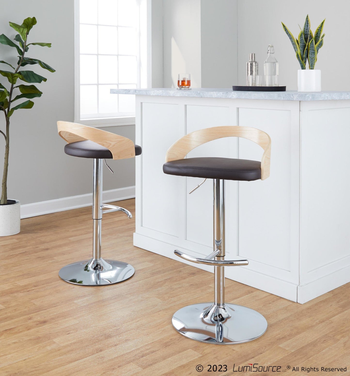 Majestic Office Furniture Adjustable Barstool