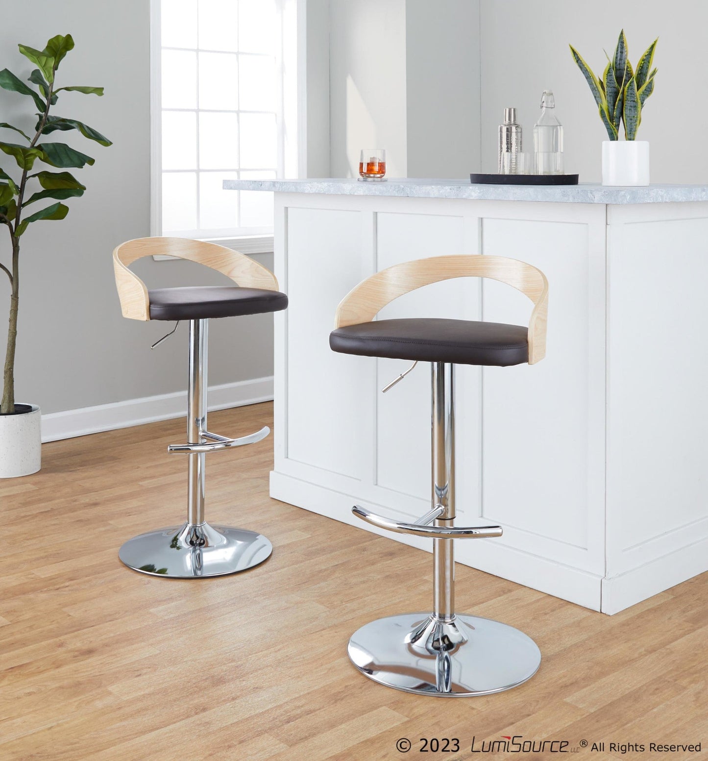 Majestic Office Furniture Adjustable Barstool