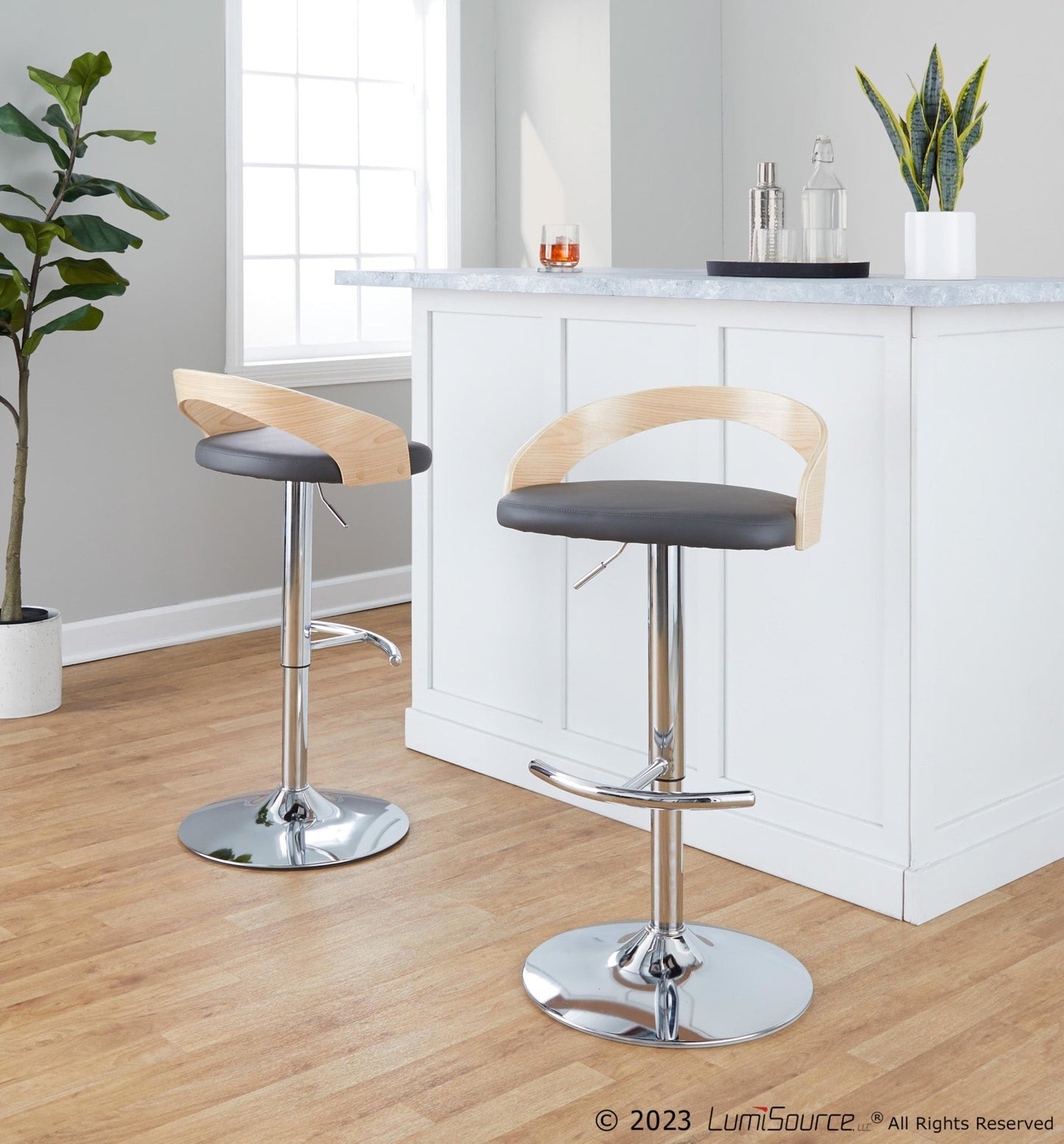 Majestic Office Furniture Adjustable Barstool
