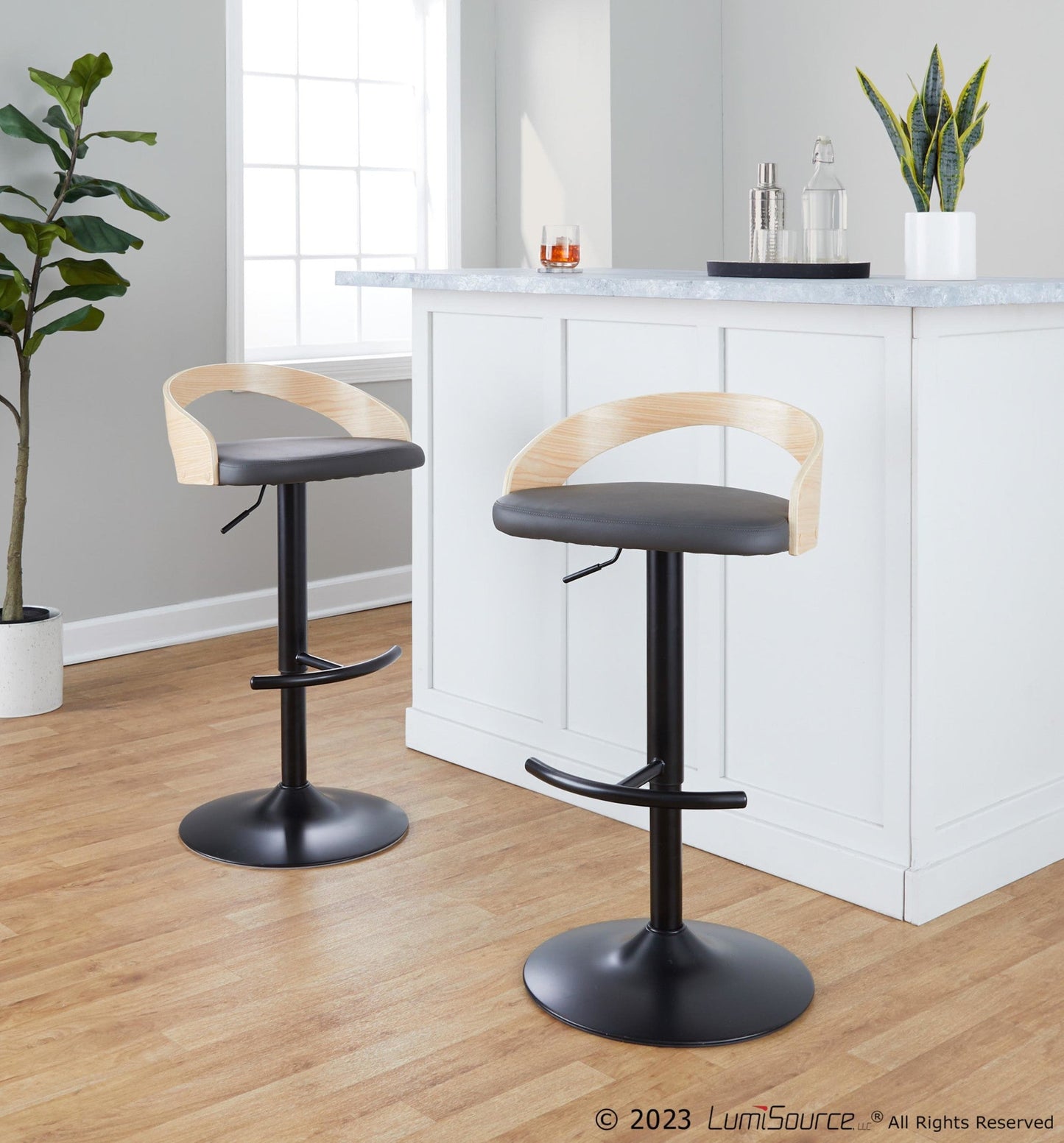 Majestic Office Furniture Adjustable Barstool