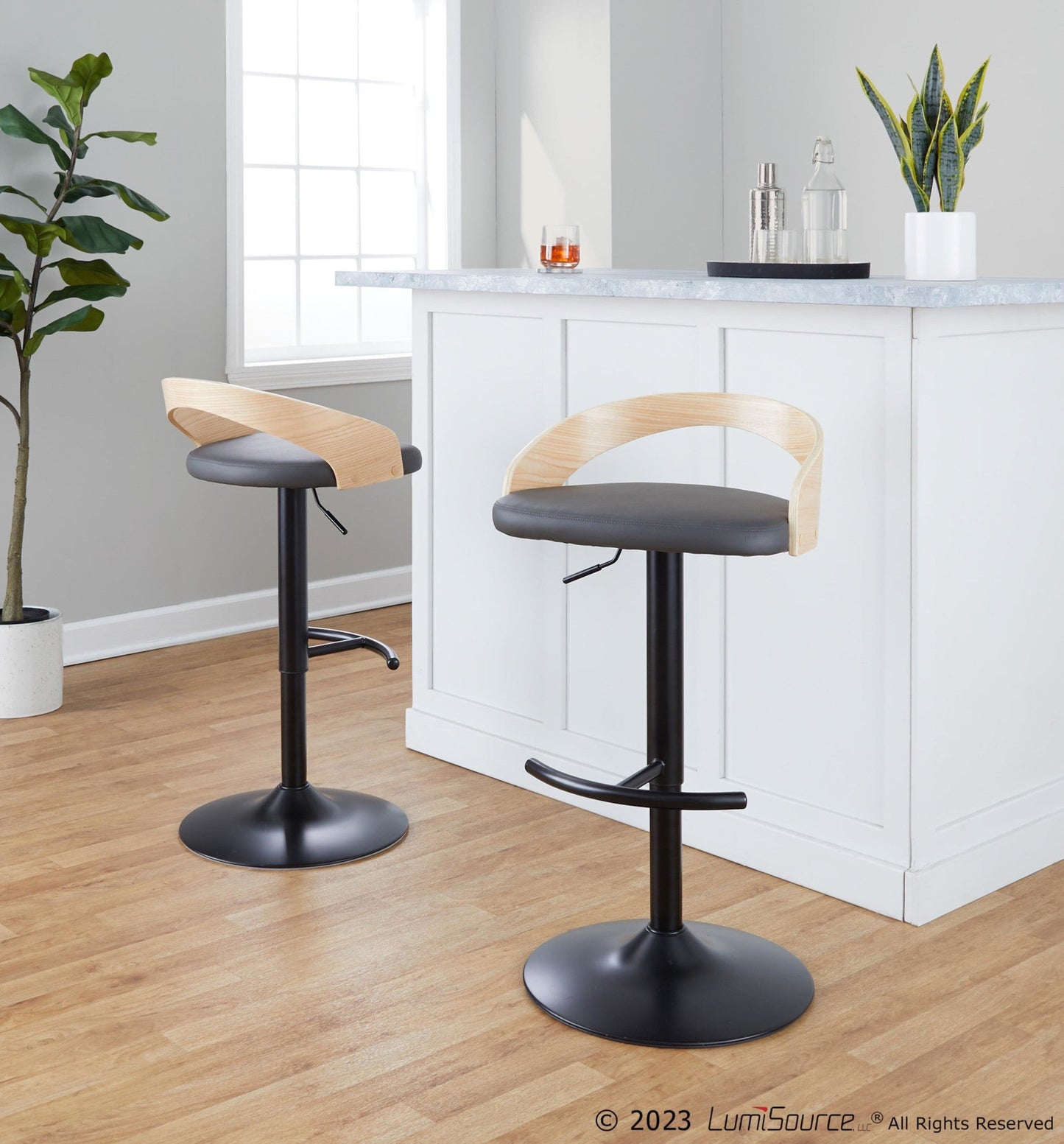 Majestic Office Furniture Adjustable Barstool