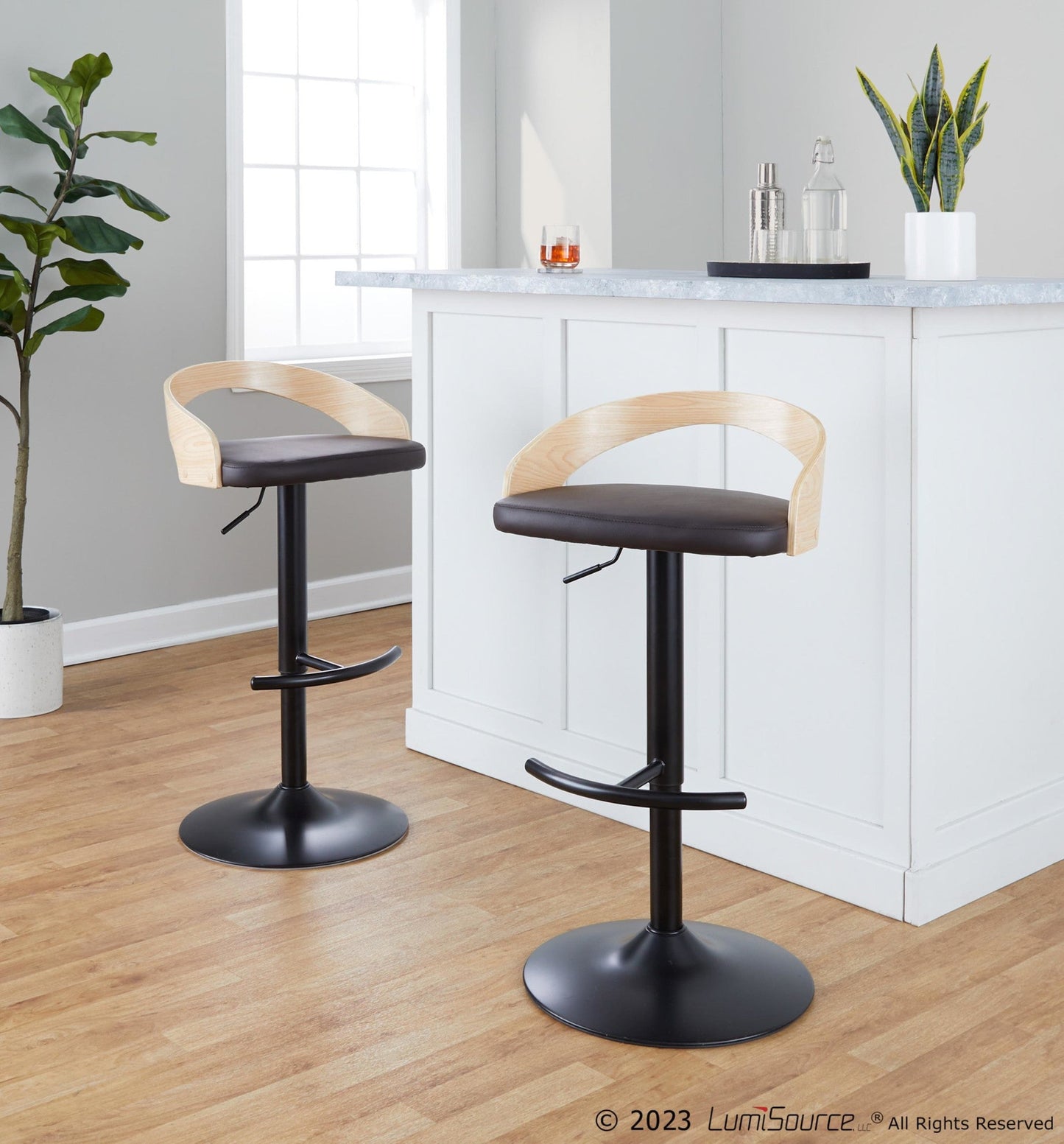 Majestic Office Furniture Adjustable Barstool