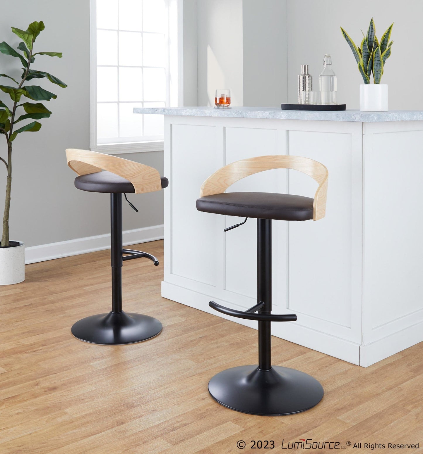 Majestic Office Furniture Adjustable Barstool