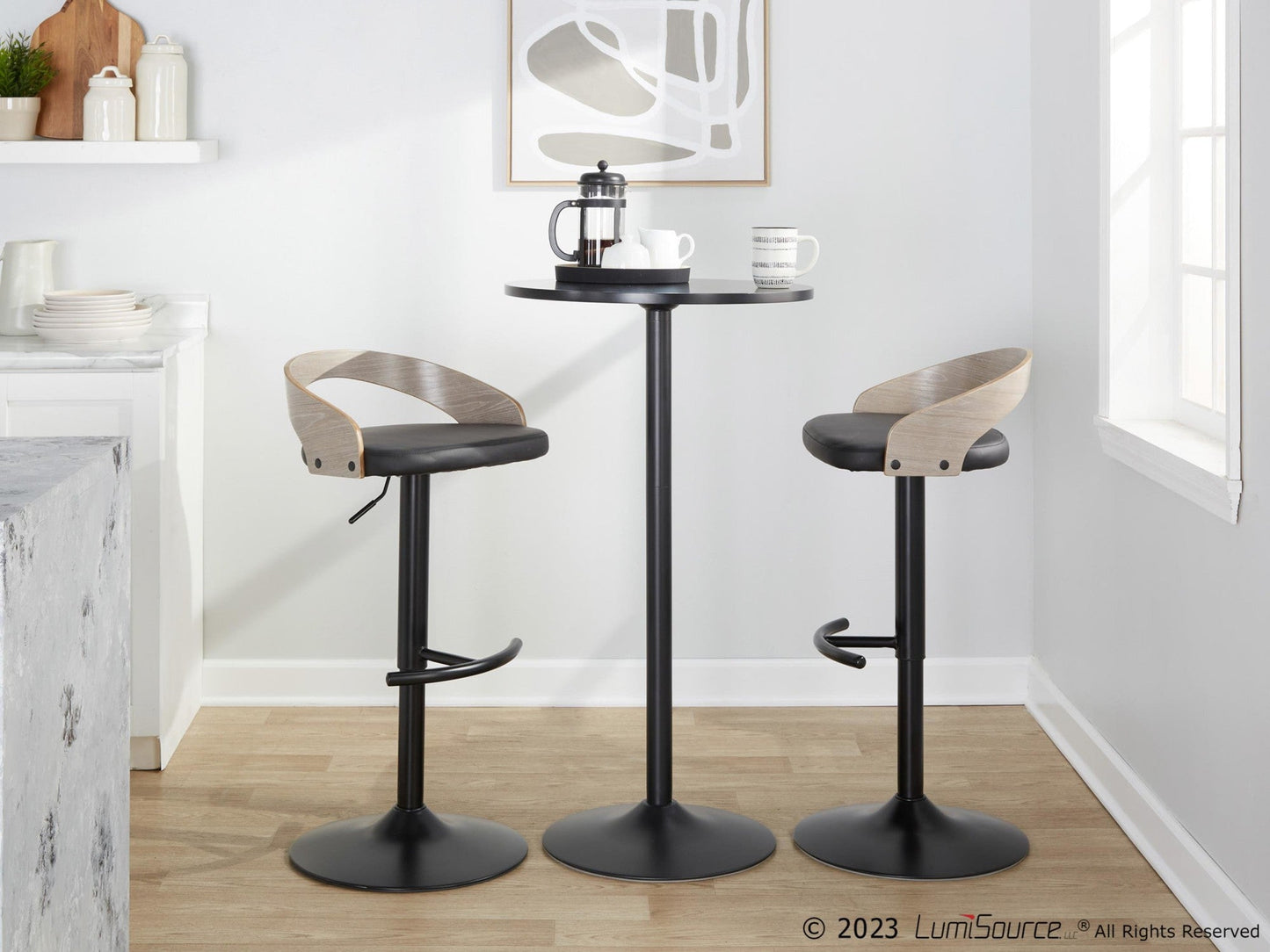 Majestic Office Furniture Adjustable Barstool