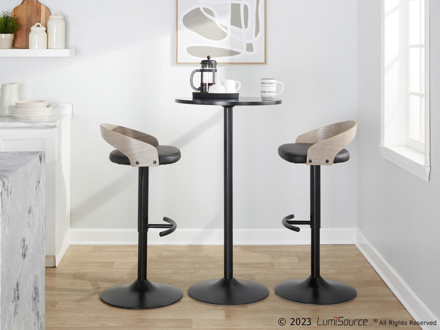 Majestic Office Furniture Adjustable Barstool