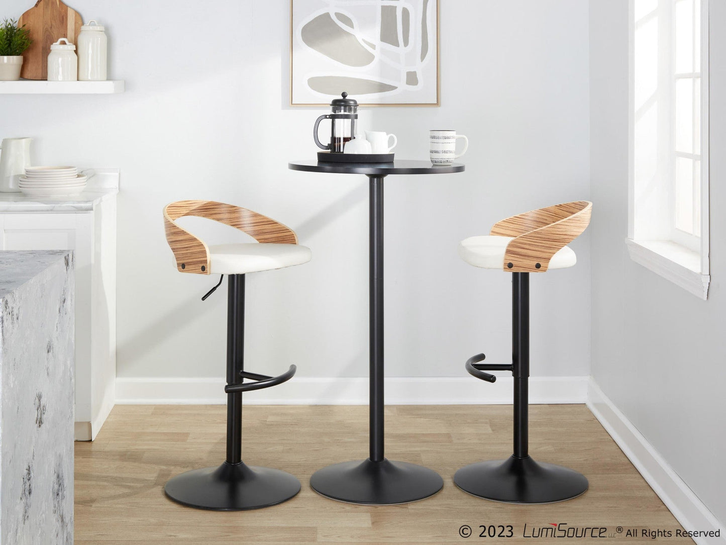 Majestic Office Furniture Adjustable Barstool
