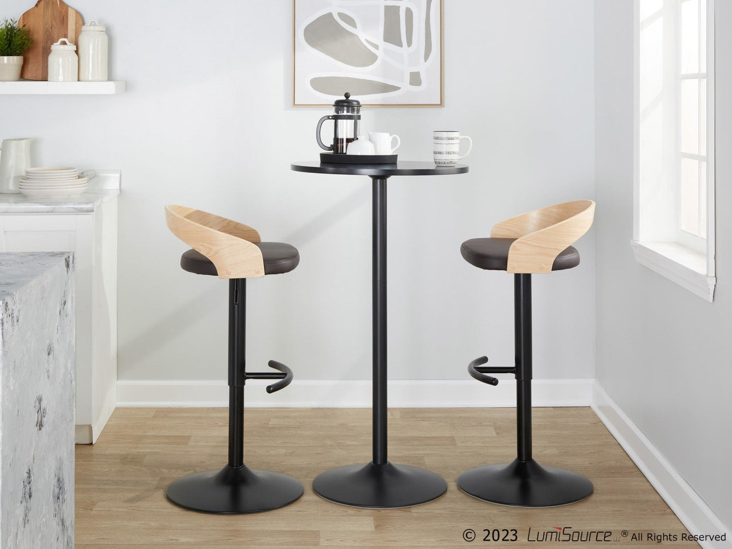 Majestic Office Furniture Adjustable Barstool