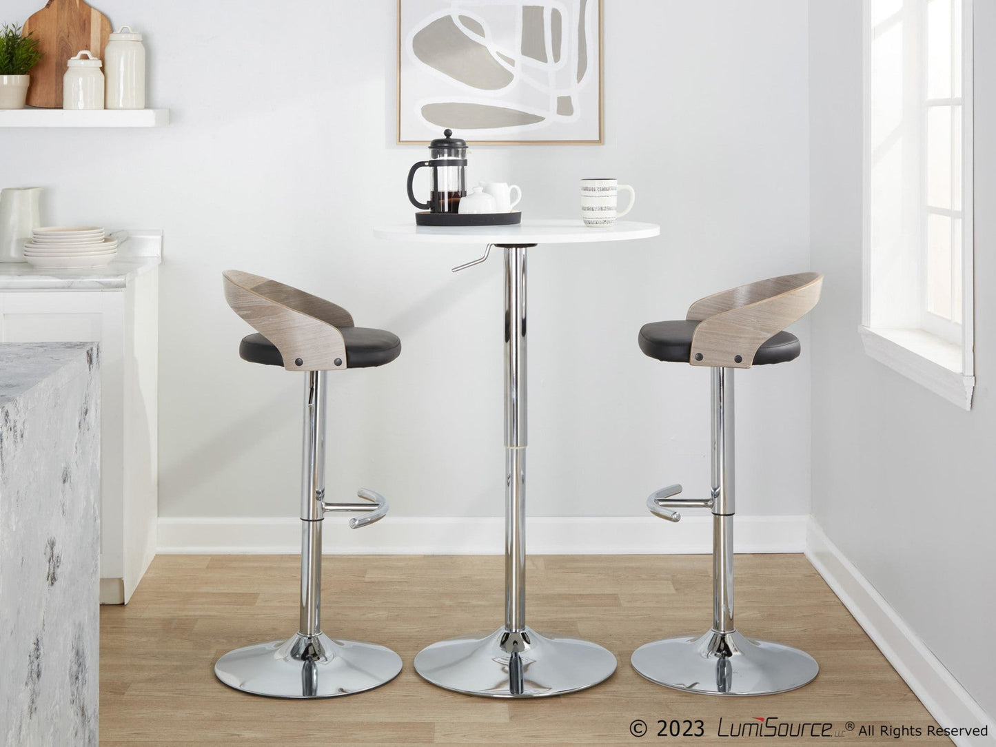 Majestic Office Furniture Adjustable Barstool