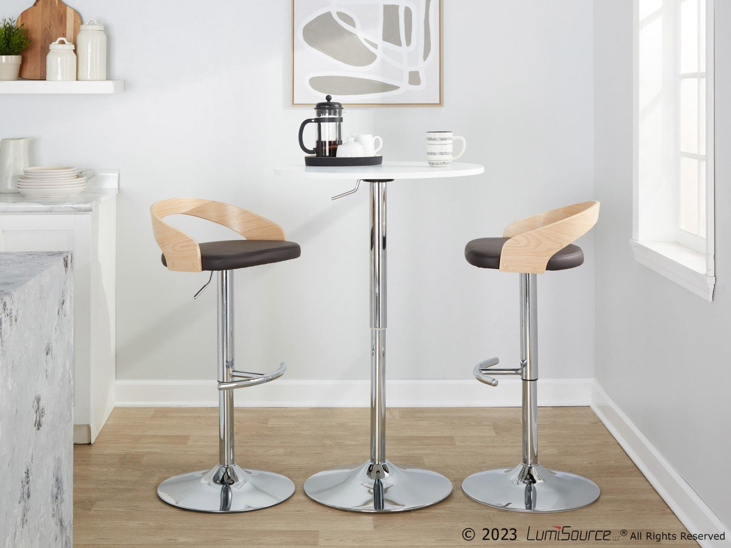 Majestic Office Furniture Adjustable Barstool