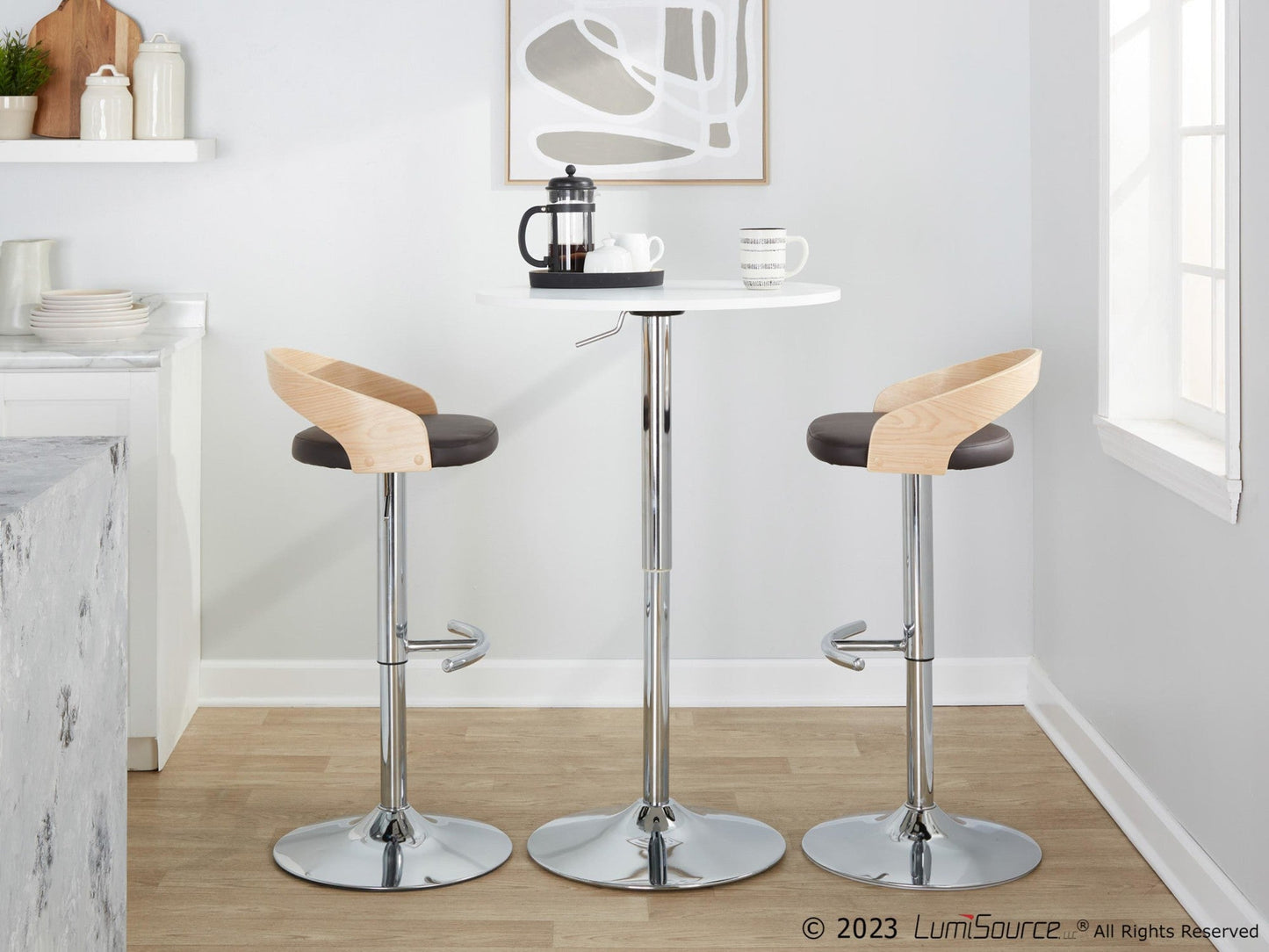 Majestic Office Furniture Adjustable Barstool