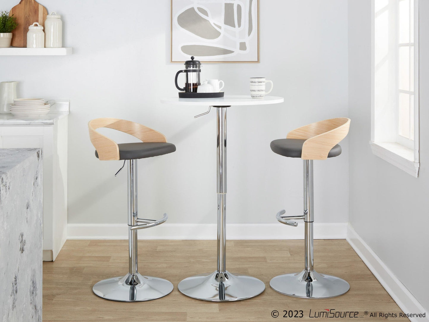 Majestic Office Furniture Adjustable Barstool