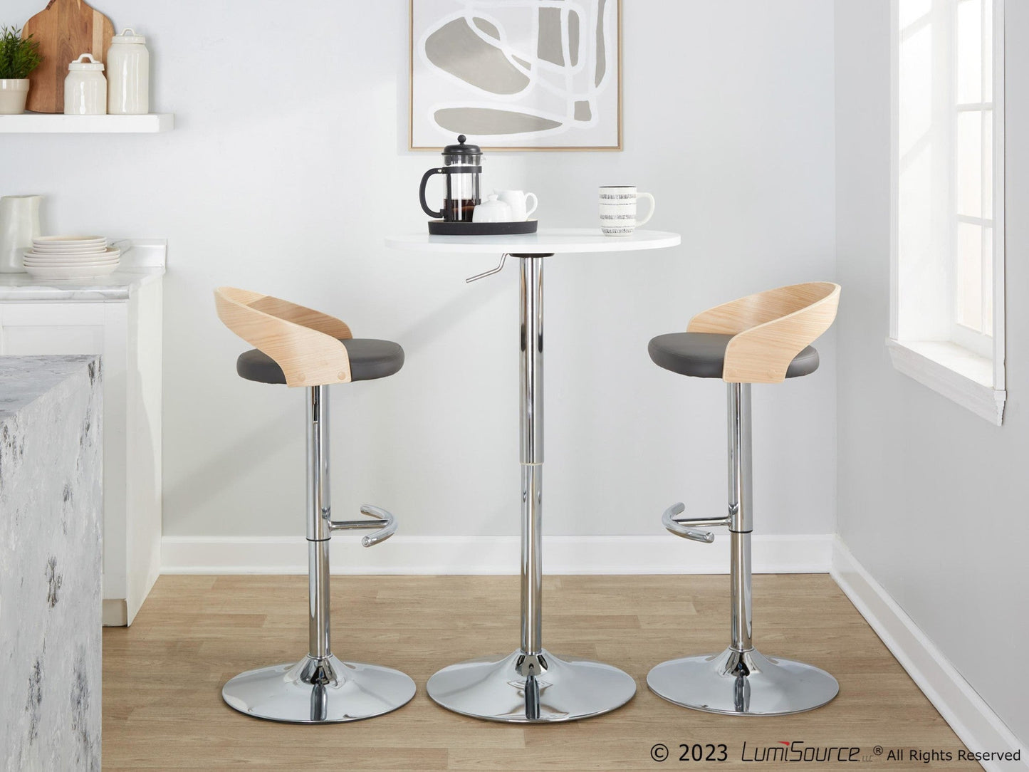Majestic Office Furniture Adjustable Barstool