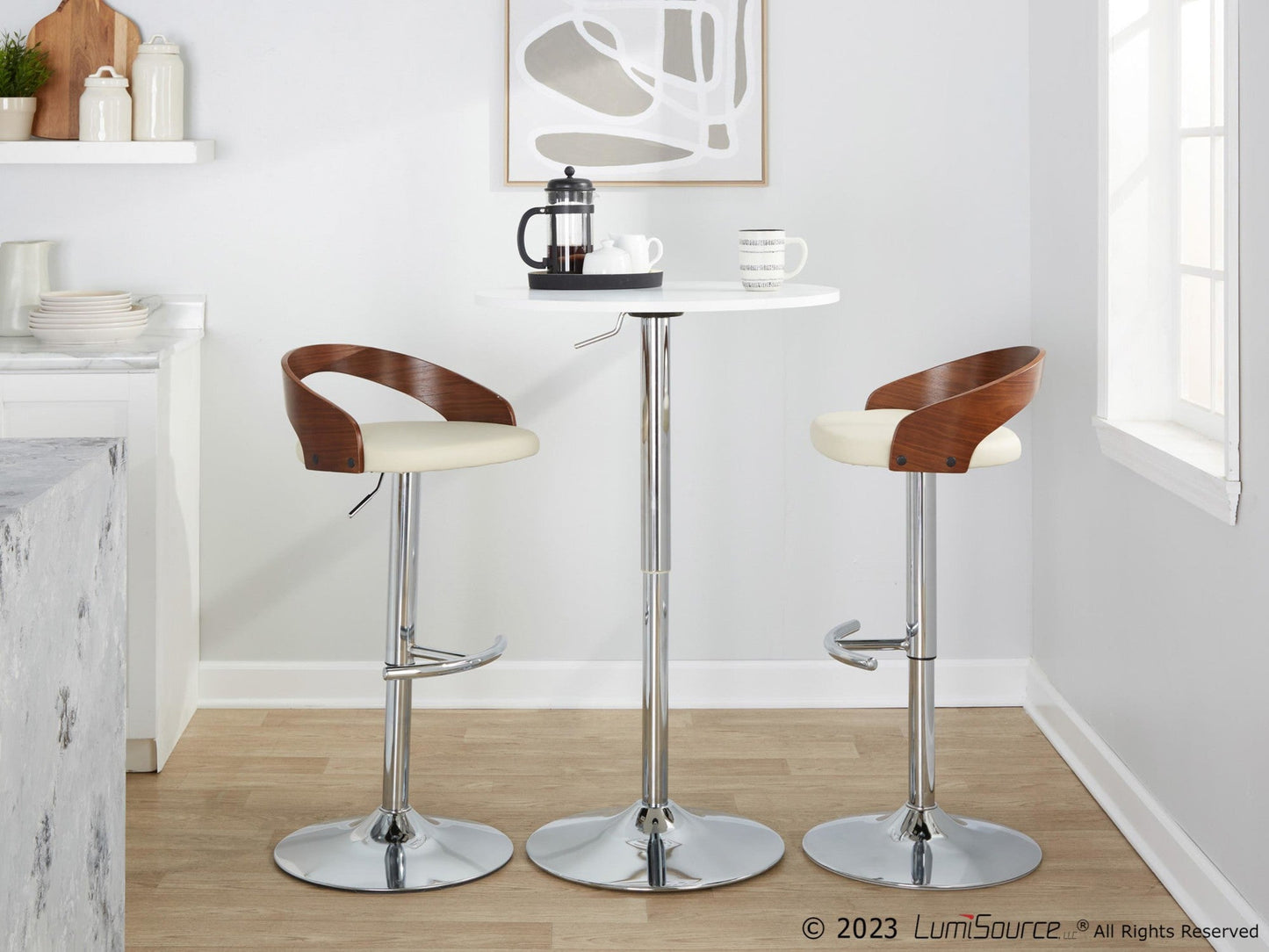 Majestic Office Furniture Adjustable Barstool